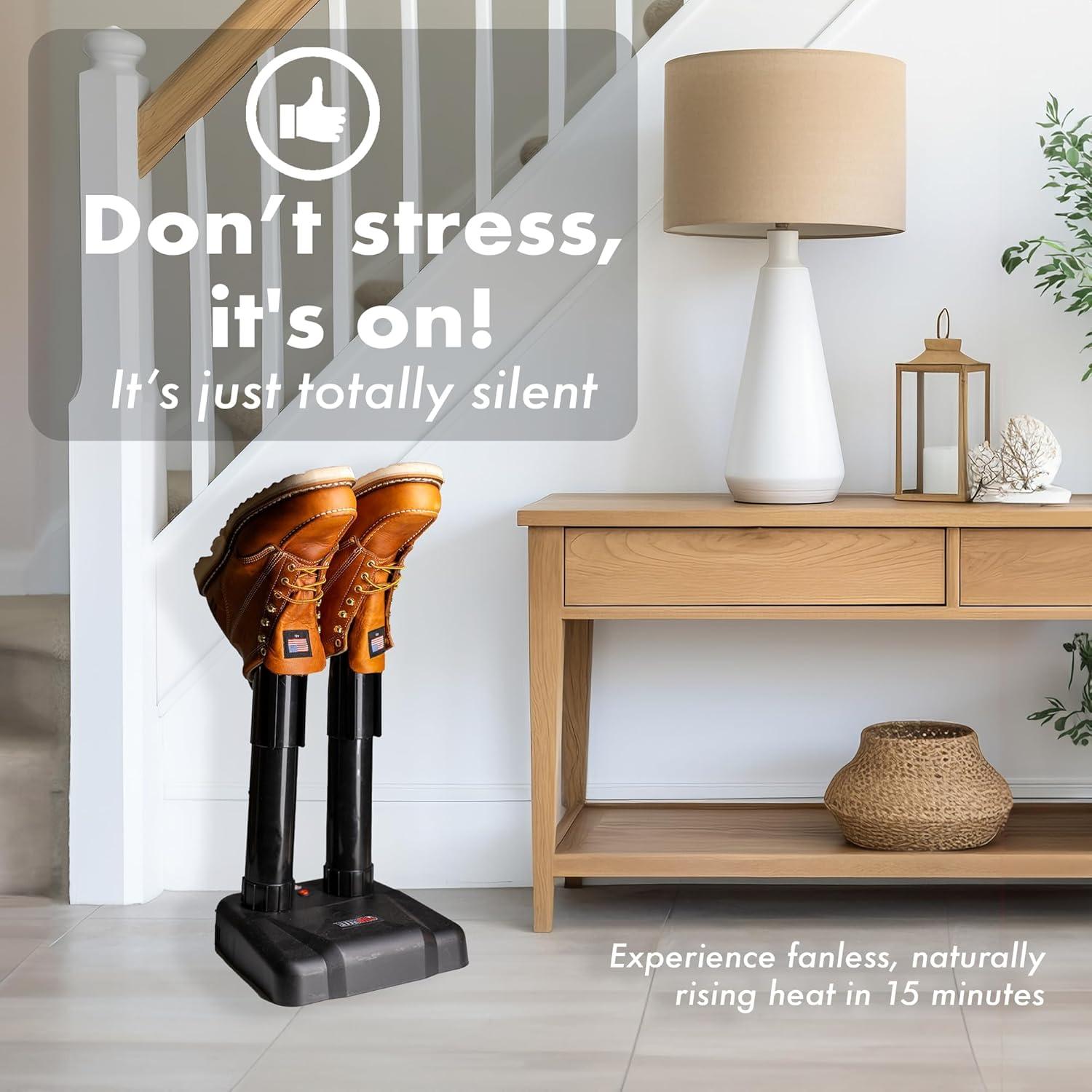 Secador de Botas JobSite - Calentador Silencioso 36W