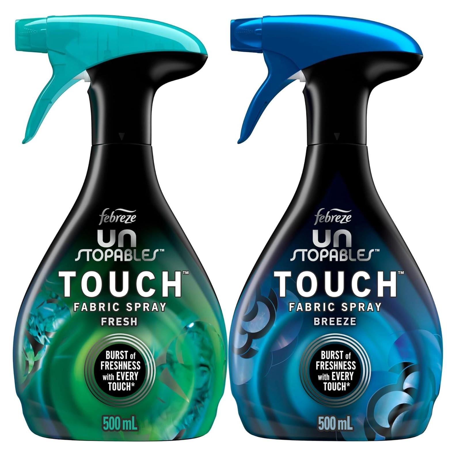 Febreze Unstopables Touch Spray Tela 500ml Paquete 2 Fresco Brisa