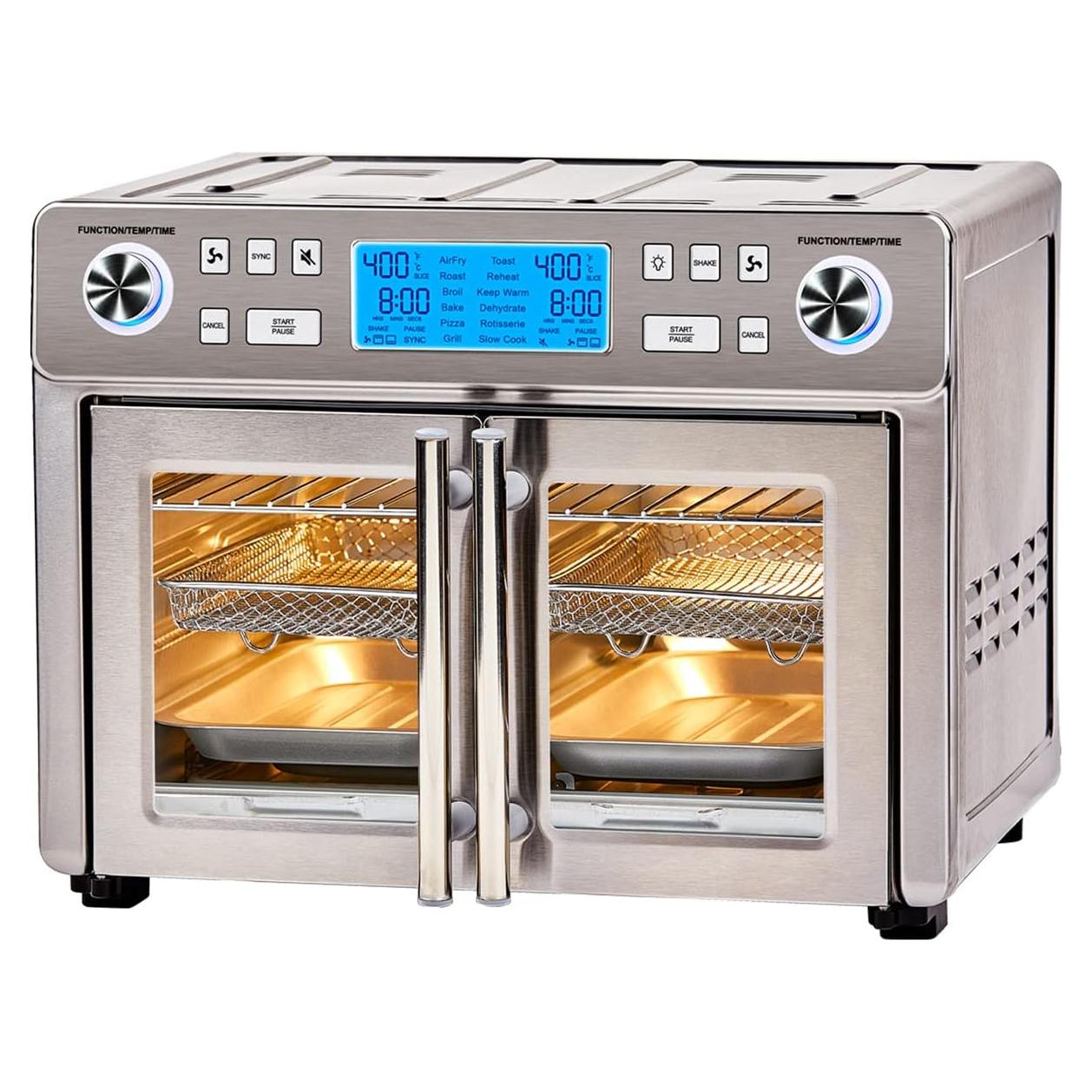 Horno de Aire Emeril Lagasse 360 Doble Zona 25 QT Acero Inoxidable