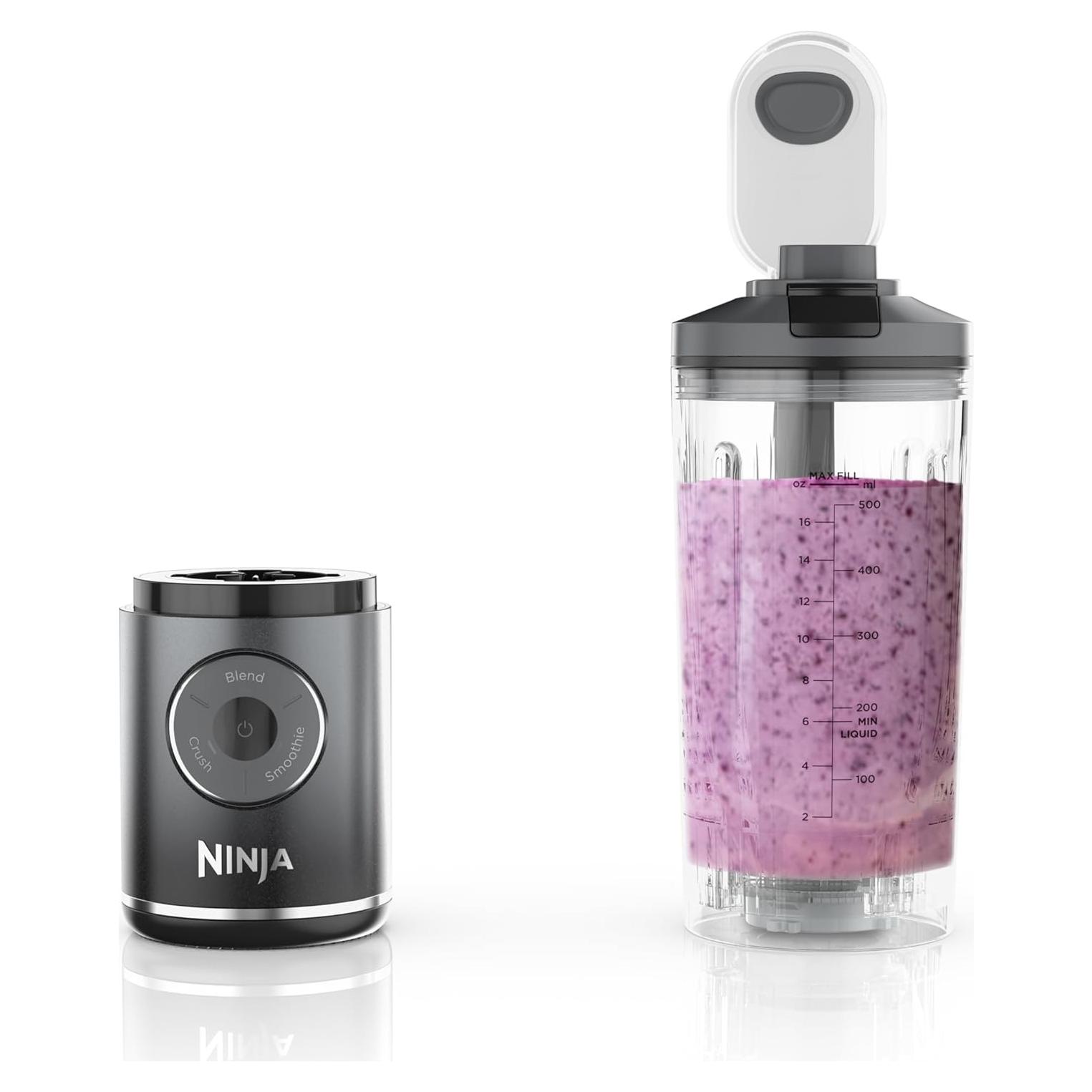 Licuadora Ninja Blast Max Portátil 22 oz Sin Cable Gris