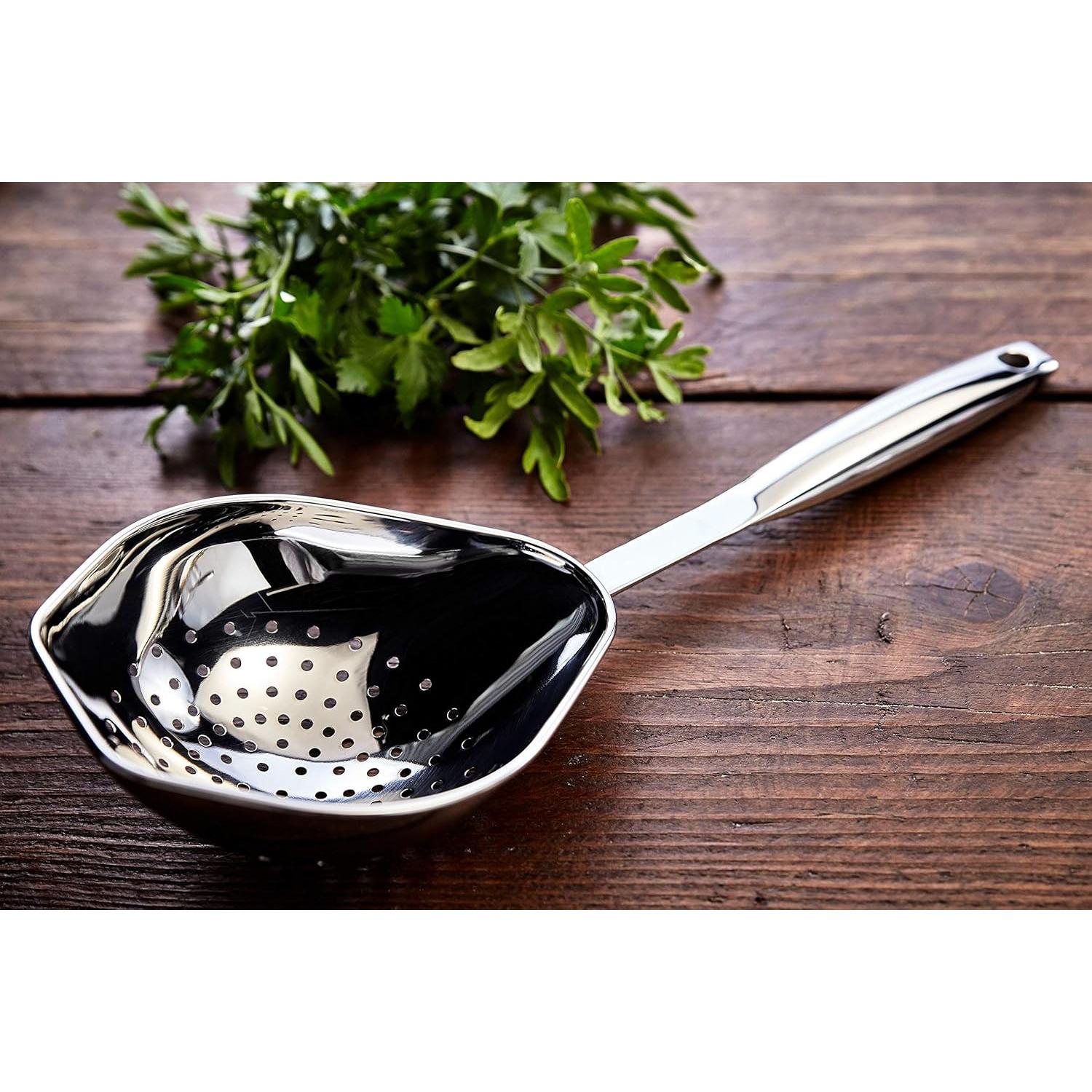 Cucharón Colador Stellar 12 cm Acero Inoxidable