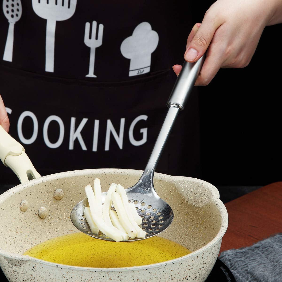 Colador de Acero Inoxidable Berglander - Cuchara Ranurada 32,69 cm