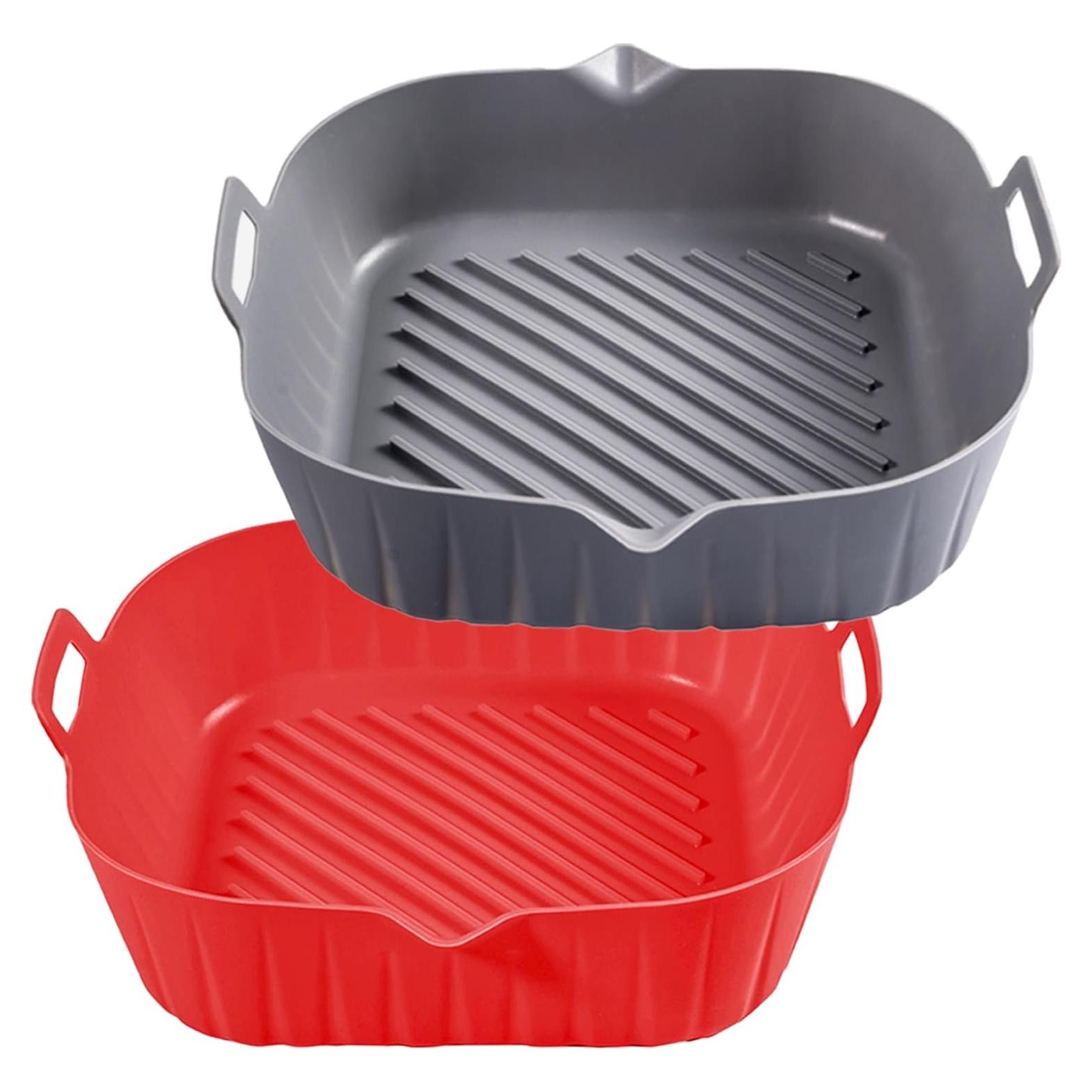 Forros de Silicona Cuadrados 20,32 cm para Freidora de Aire