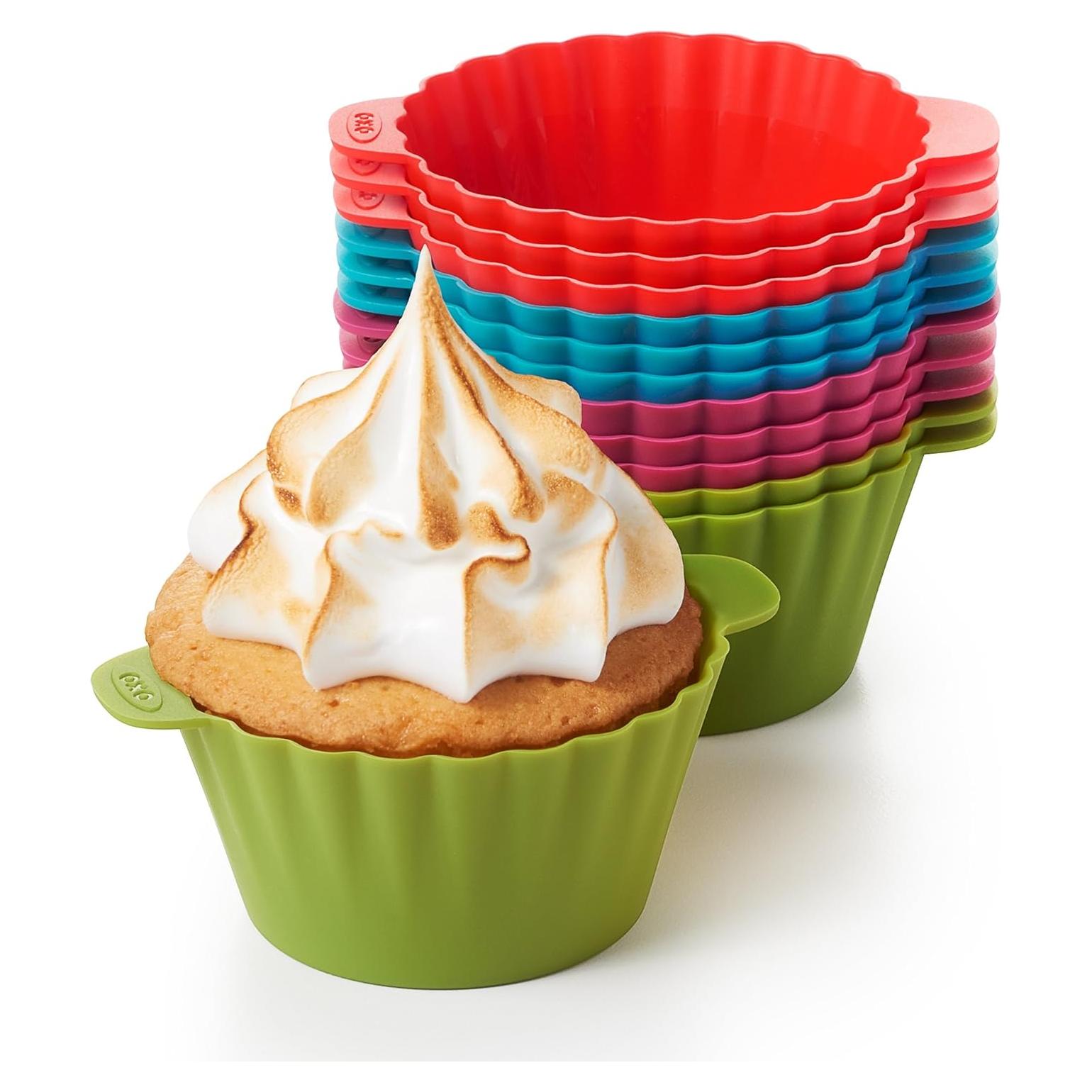 Tazas de Hornear Silicona OXO Good Grips 3 oz Pack 12