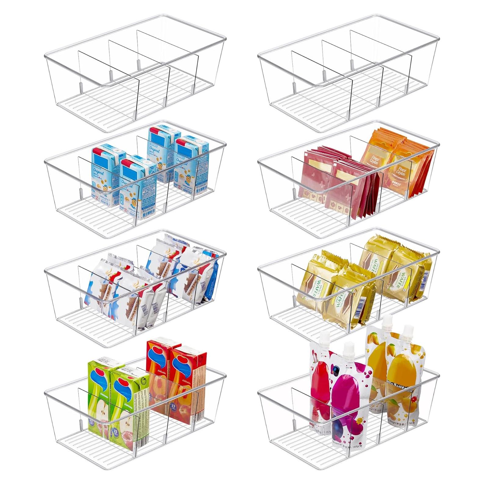 Vtopmart 8 Organizadores de Alimentos Plástico Transparente