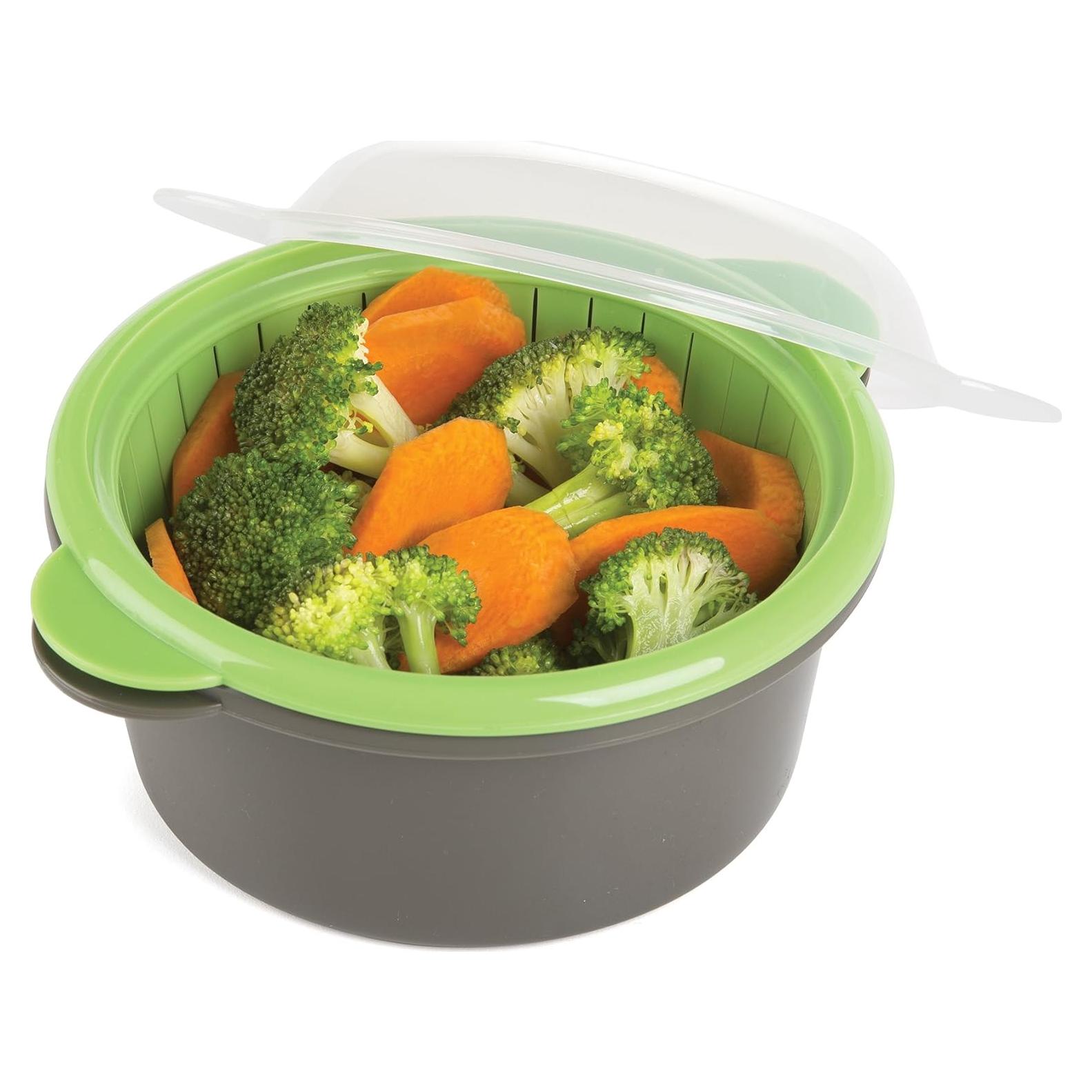 Mini Vaporera de Microondas Progressive 0.47L Gris