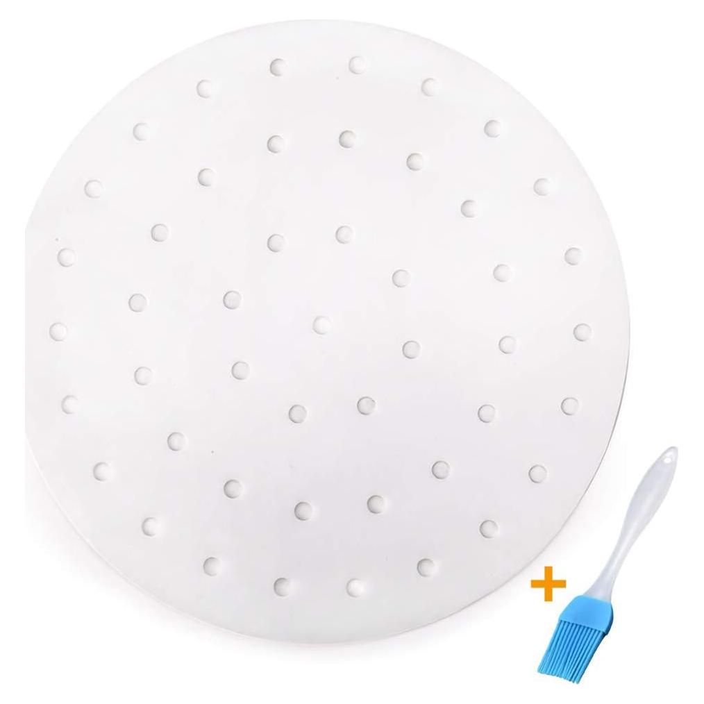 100 Forros de Freidora de Aire Vancens 23 cm Antiadherentes