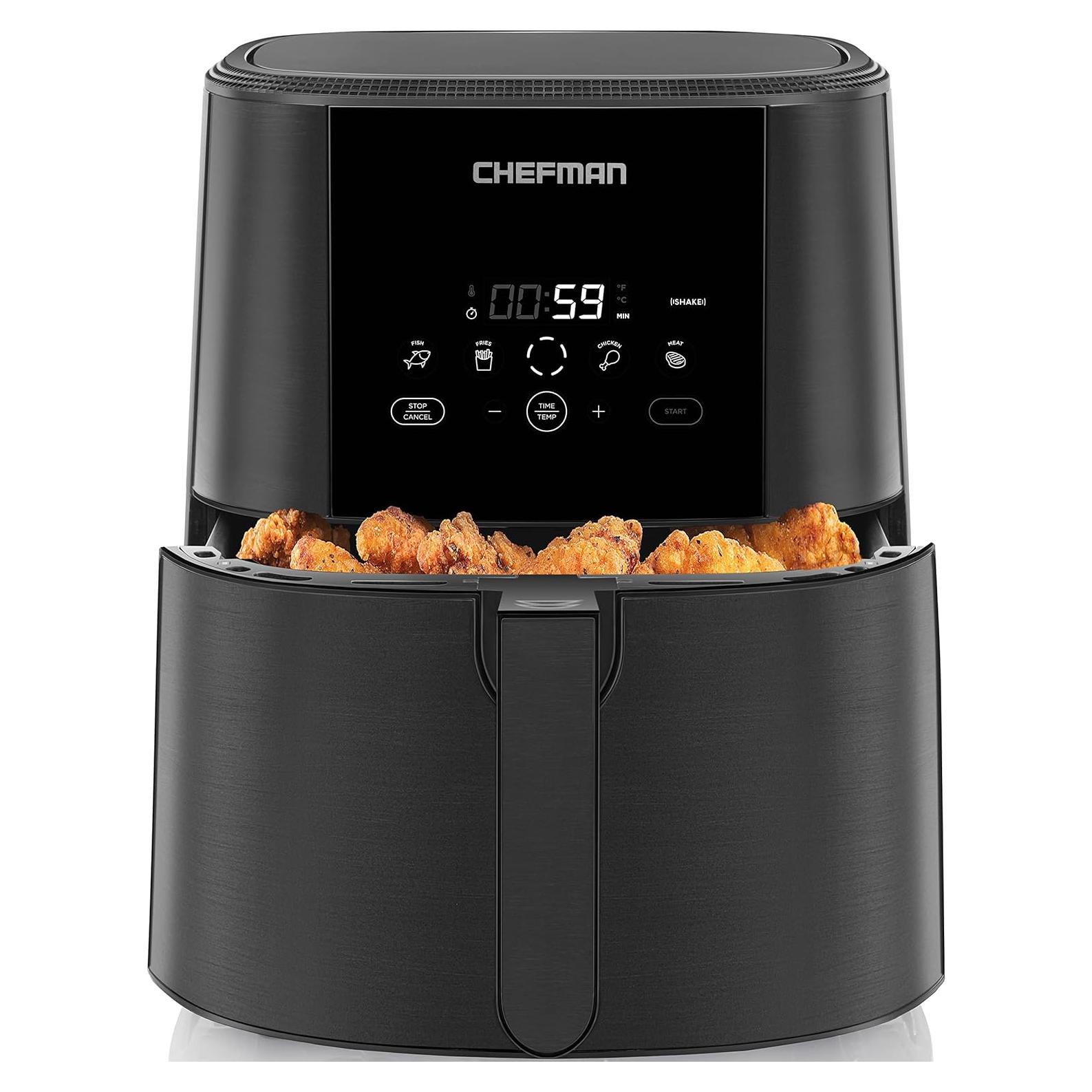 Freidora de Aire Chefman TurboFry Touch 5 Cuartos Digital