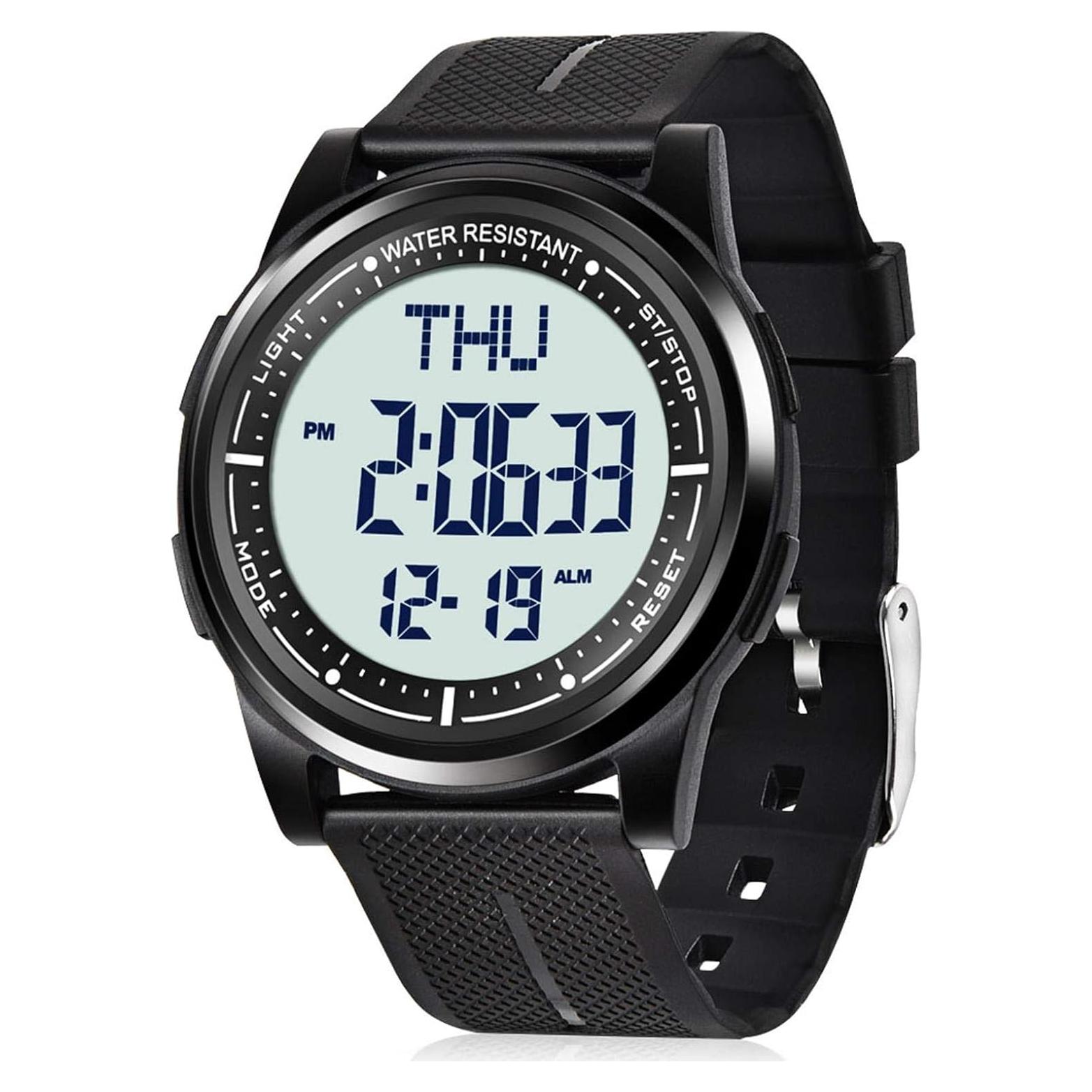 Reloj Digital Beeasy Ultra Delgado Impermeable 50m para Hombres