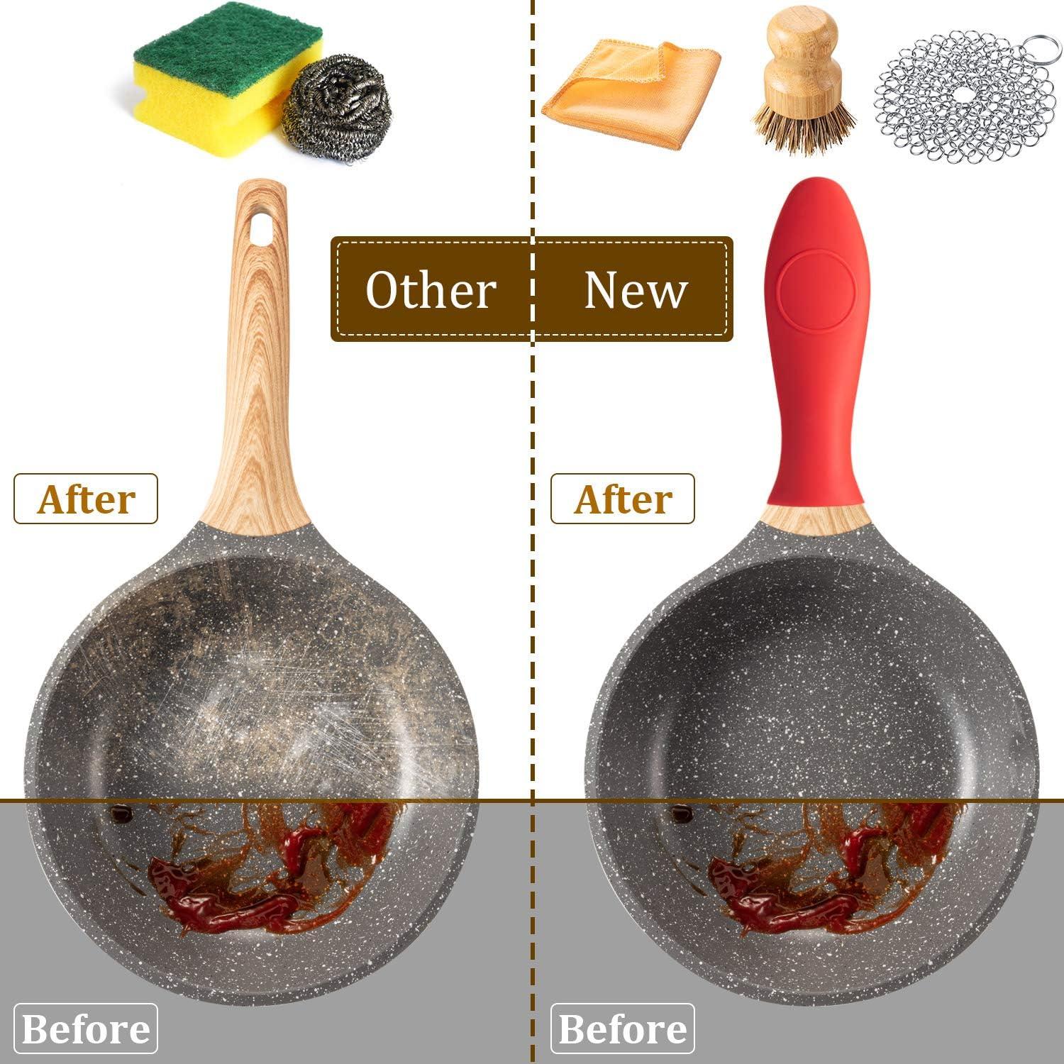 Set de Limpieza de Cocina Patelai 7 Piezas Hierro Fundido