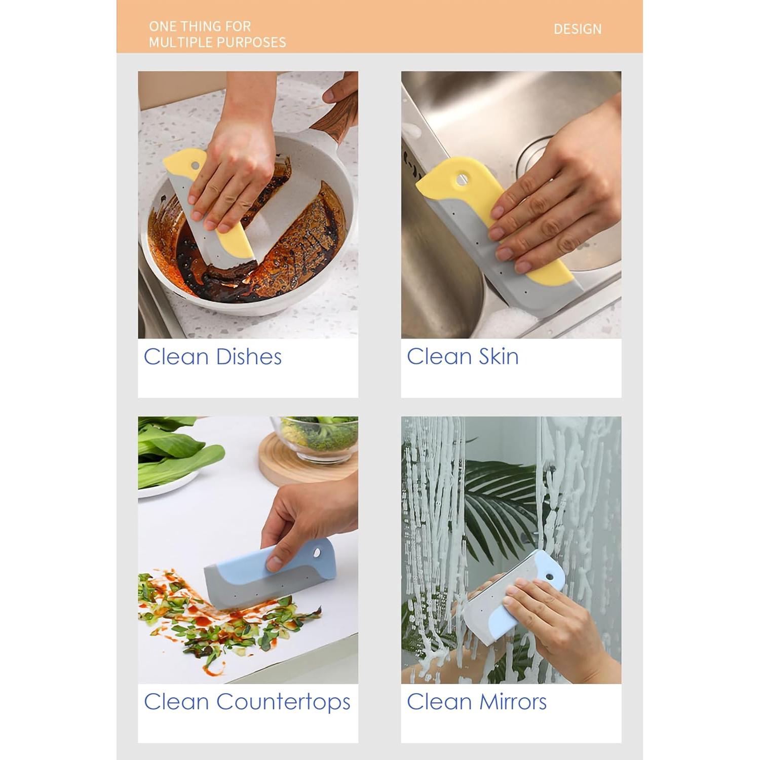 Limpiaparabris Mini MAARHE 5.89 cm Azul y Amarillo - 2 Piezas