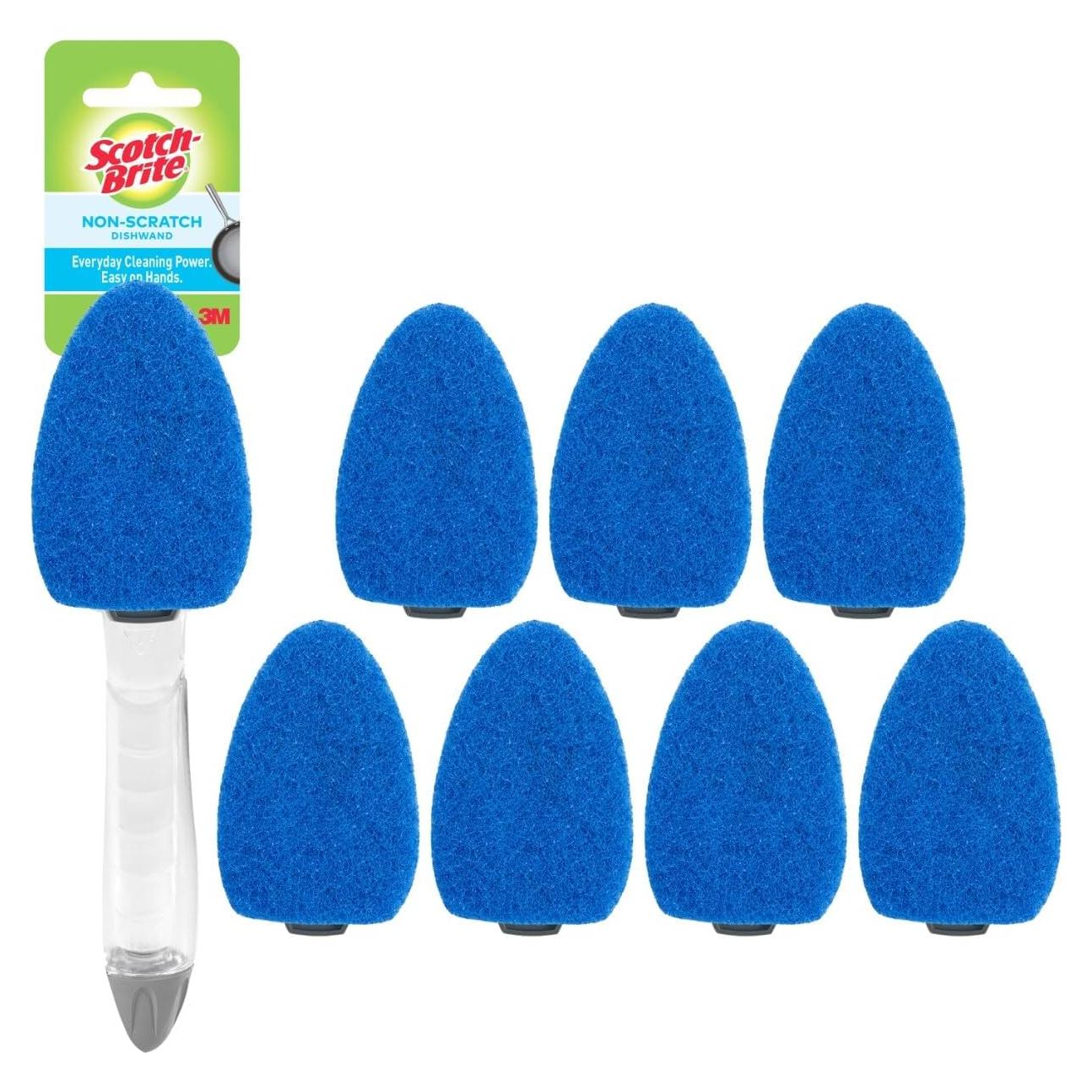 Kit Varita para Platos Scotch-Brite + 8 Recargas Sin Rayones