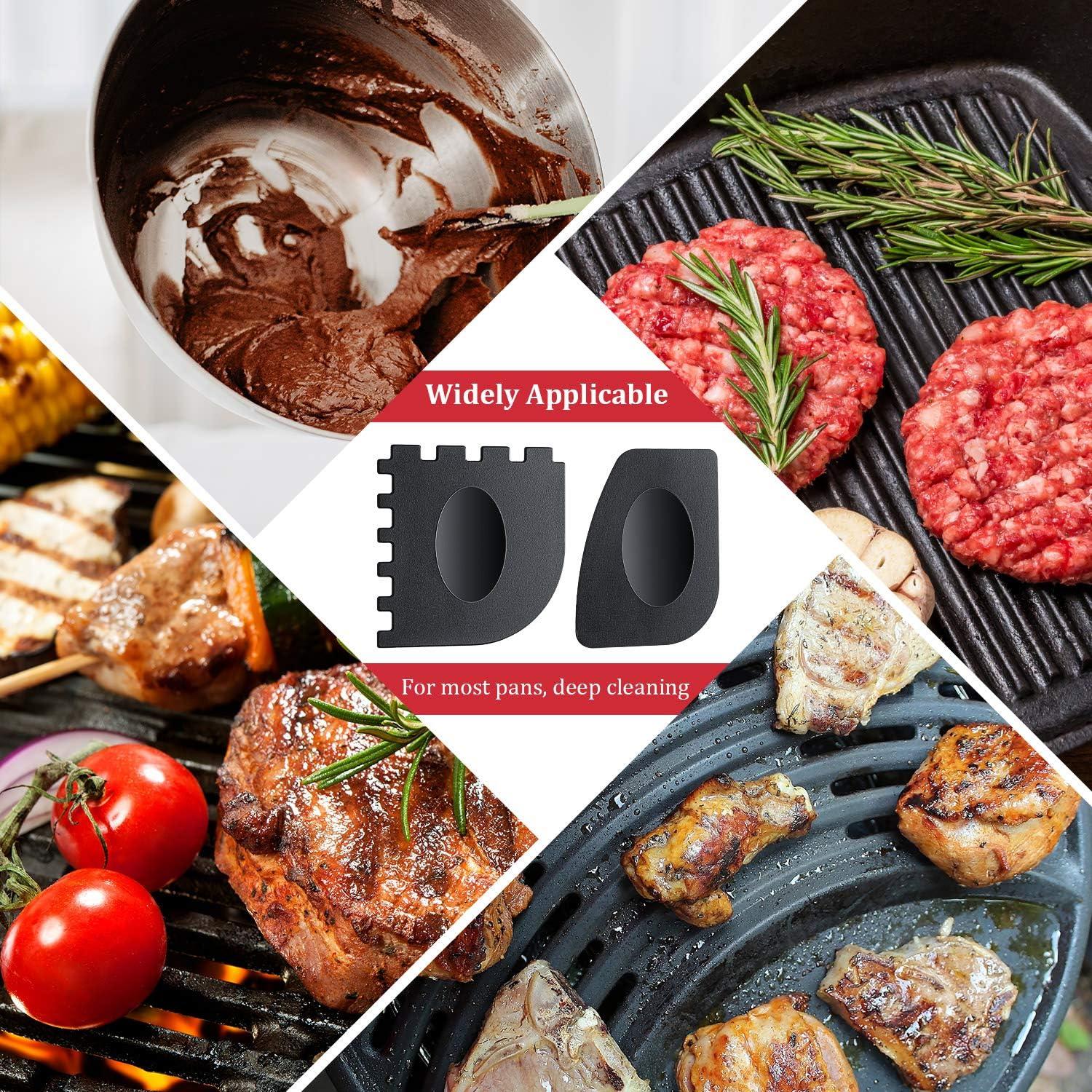 Kit de Limpieza 8 Piezas para Sartenes Hierro Fundido Patelai