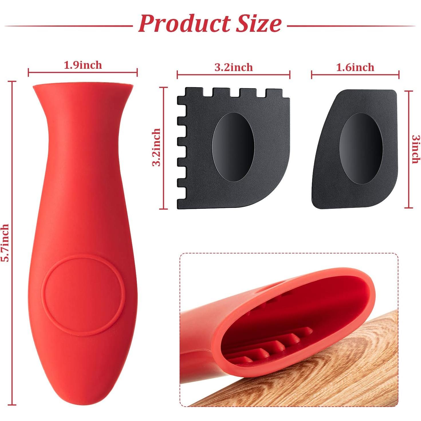 Kit de Limpieza 8 Piezas para Sartenes Hierro Fundido Patelai