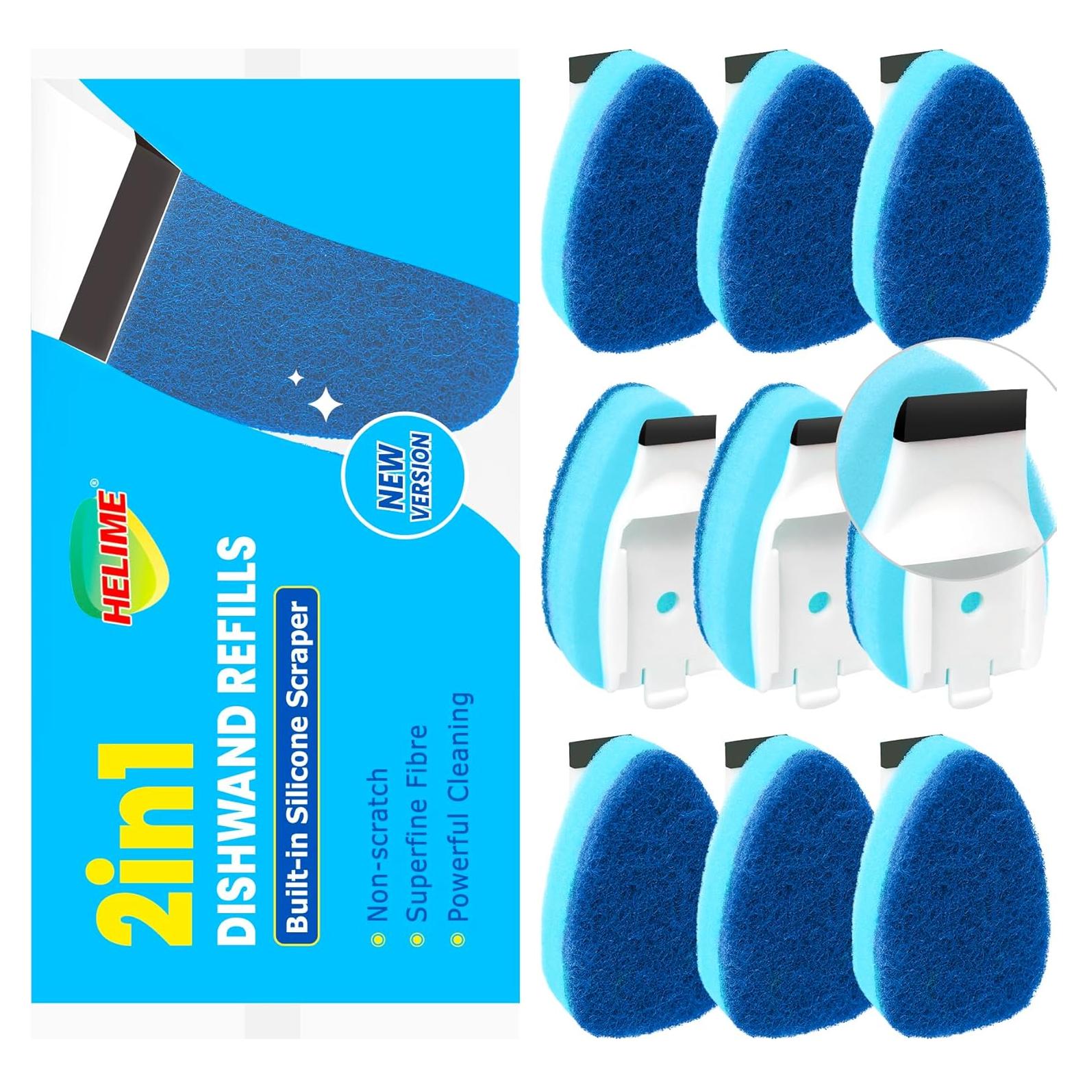 Recargas de esponja HELIME para varita de platos 9 unidades