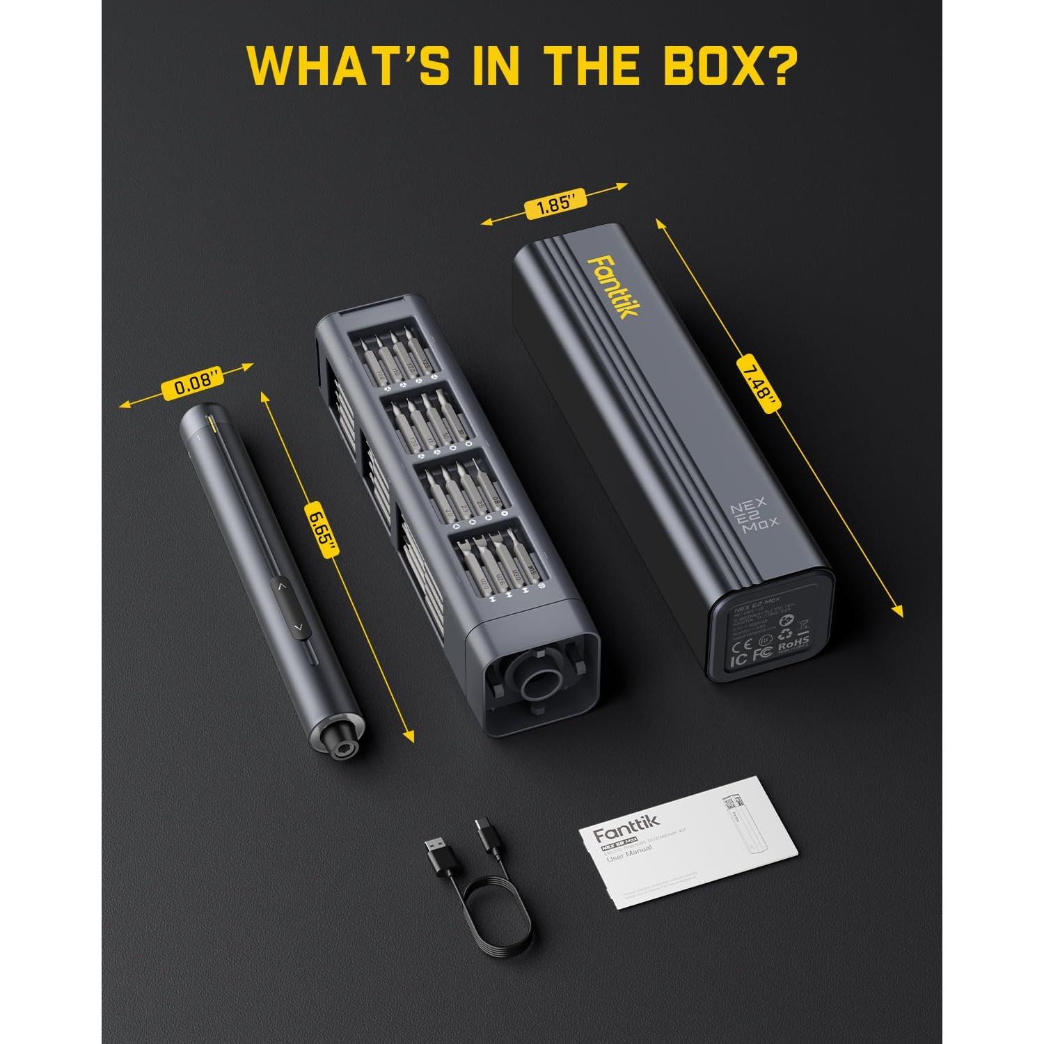 Destornillador Eléctrico Inalámbrico Fanttik NEX E2 Max 3.7V