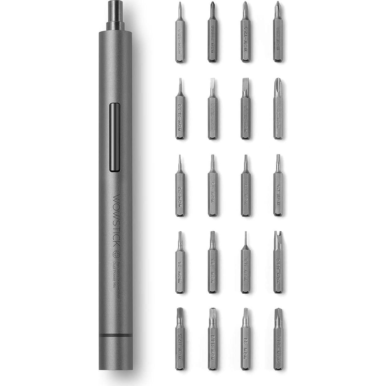 Kit de Destornilladores Eléctricos Wowstick 1F+ con 20 Bits