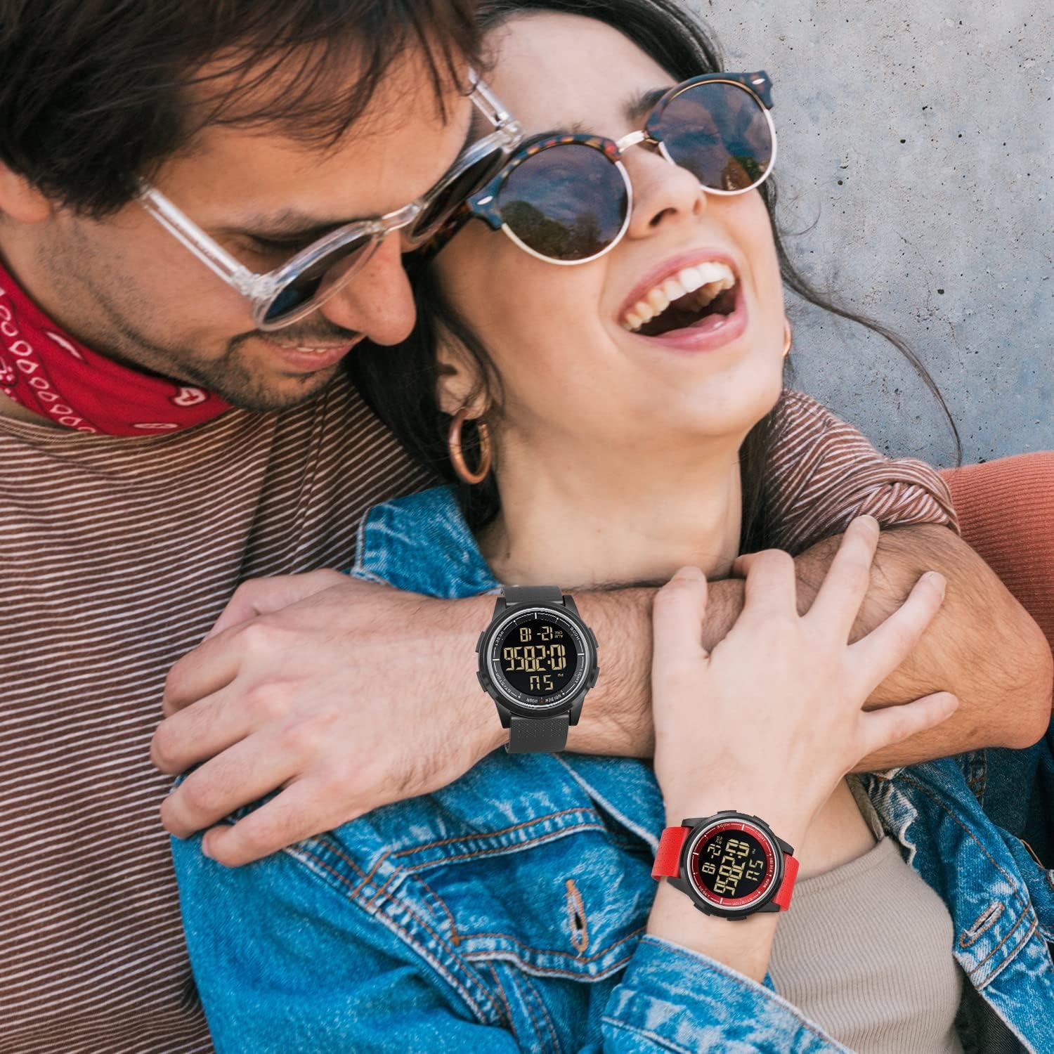 Reloj Digital Deportivo GOLDEN HOUR GH-1313P Impermeable