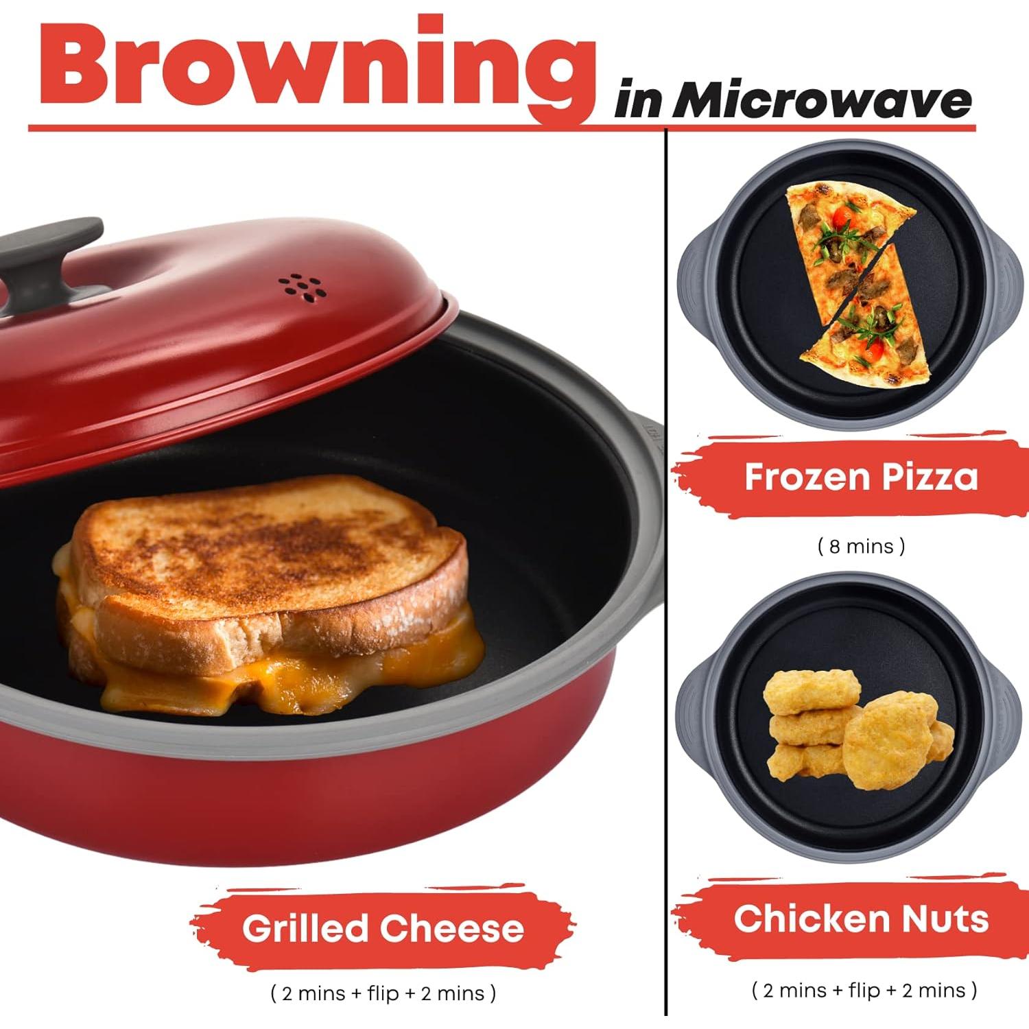 Sartén Crisper para Microondas MACONEE WBG-01RD 28.5 cm