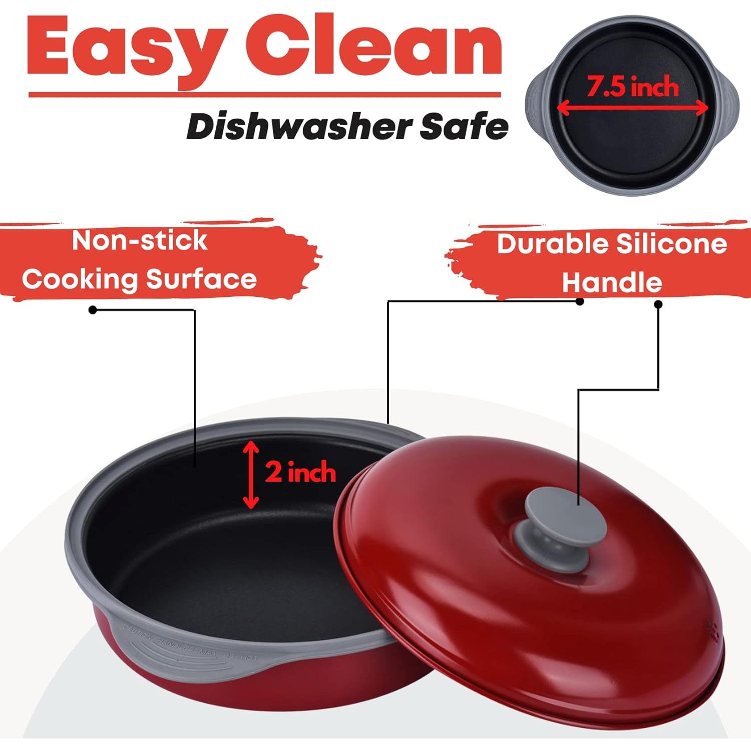 Sartén Crisper para Microondas MACONEE WBG-01RD 28.5 cm