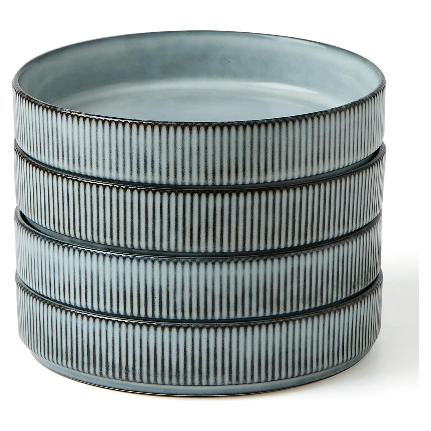 Juego de Cuencos de Pasta Famiware 4 Piezas 19 cm Azul