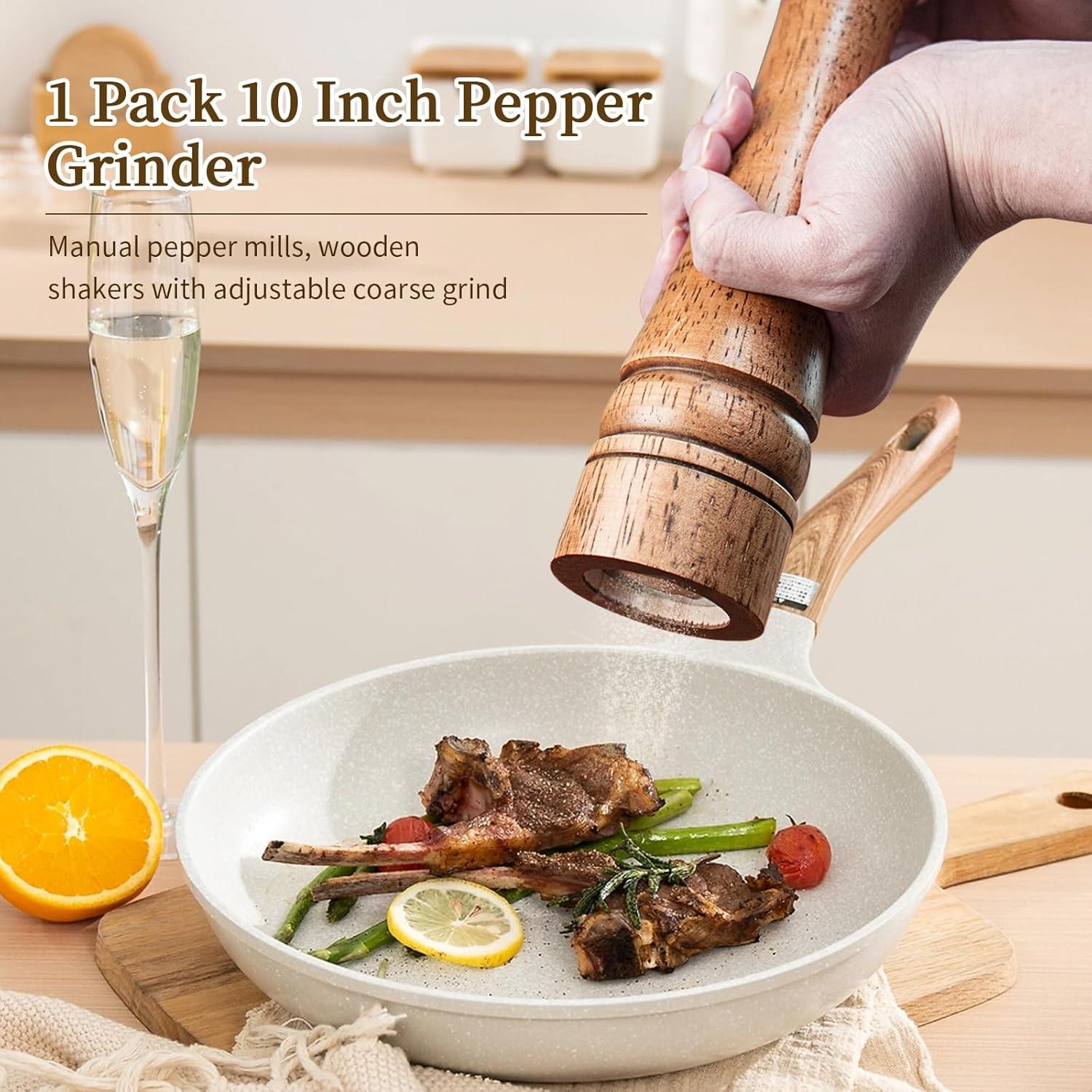 Molinillo de Pimienta de Madera de Roble 25 cm XWXO