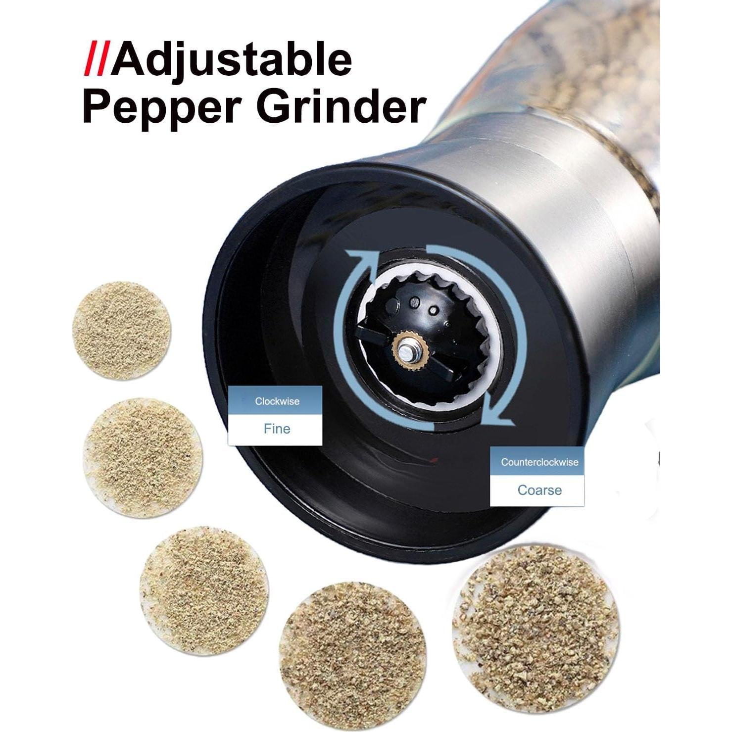 Molino de Pimienta Manual TooWoom 13,97 cm Ajustable