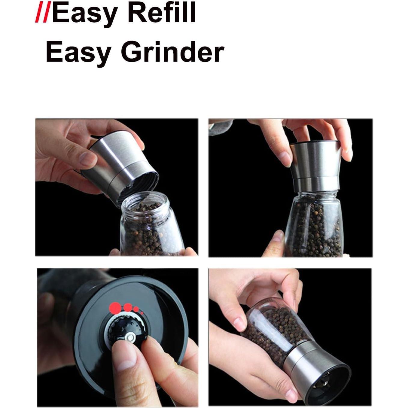 Molino de Pimienta Manual TooWoom 13,97 cm Ajustable