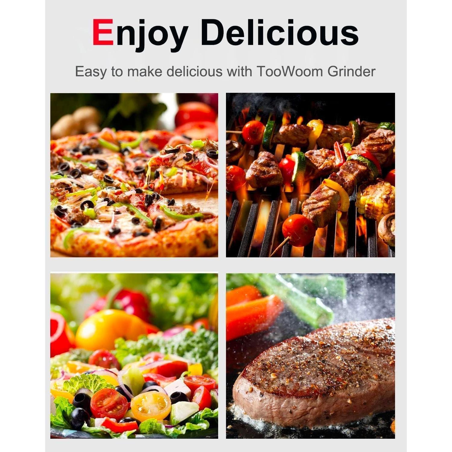 Molino de Pimienta Manual TooWoom 13,97 cm Ajustable