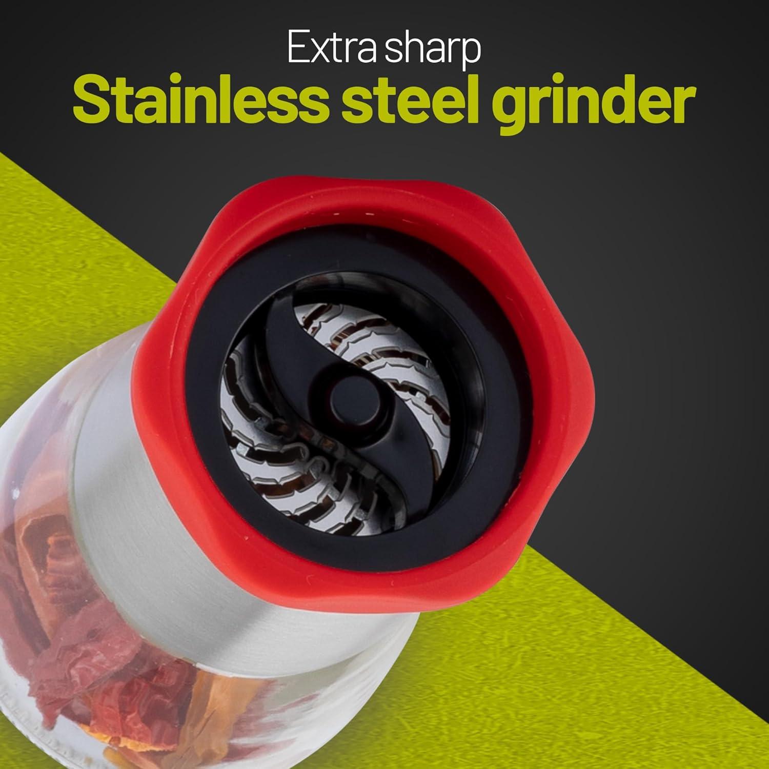 Molinillo de Chile ZOLMER Acero Inoxidable y Vidrio 0.28 kg