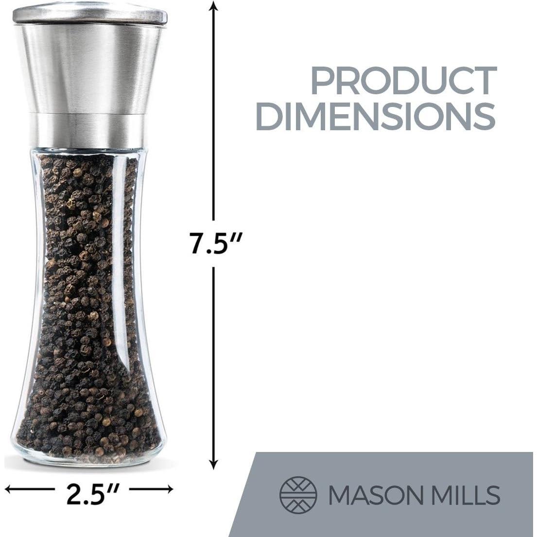 Juego de Molinillos de Sal y Pimienta Mason Mills 170g