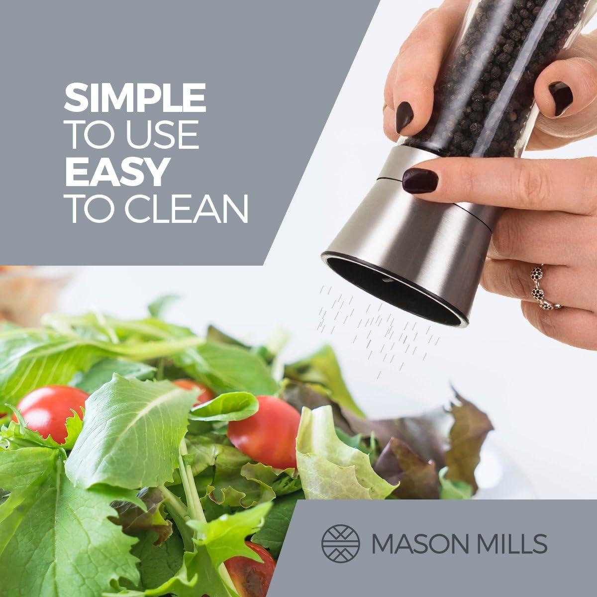 Juego de Molinillos de Sal y Pimienta Mason Mills 170g