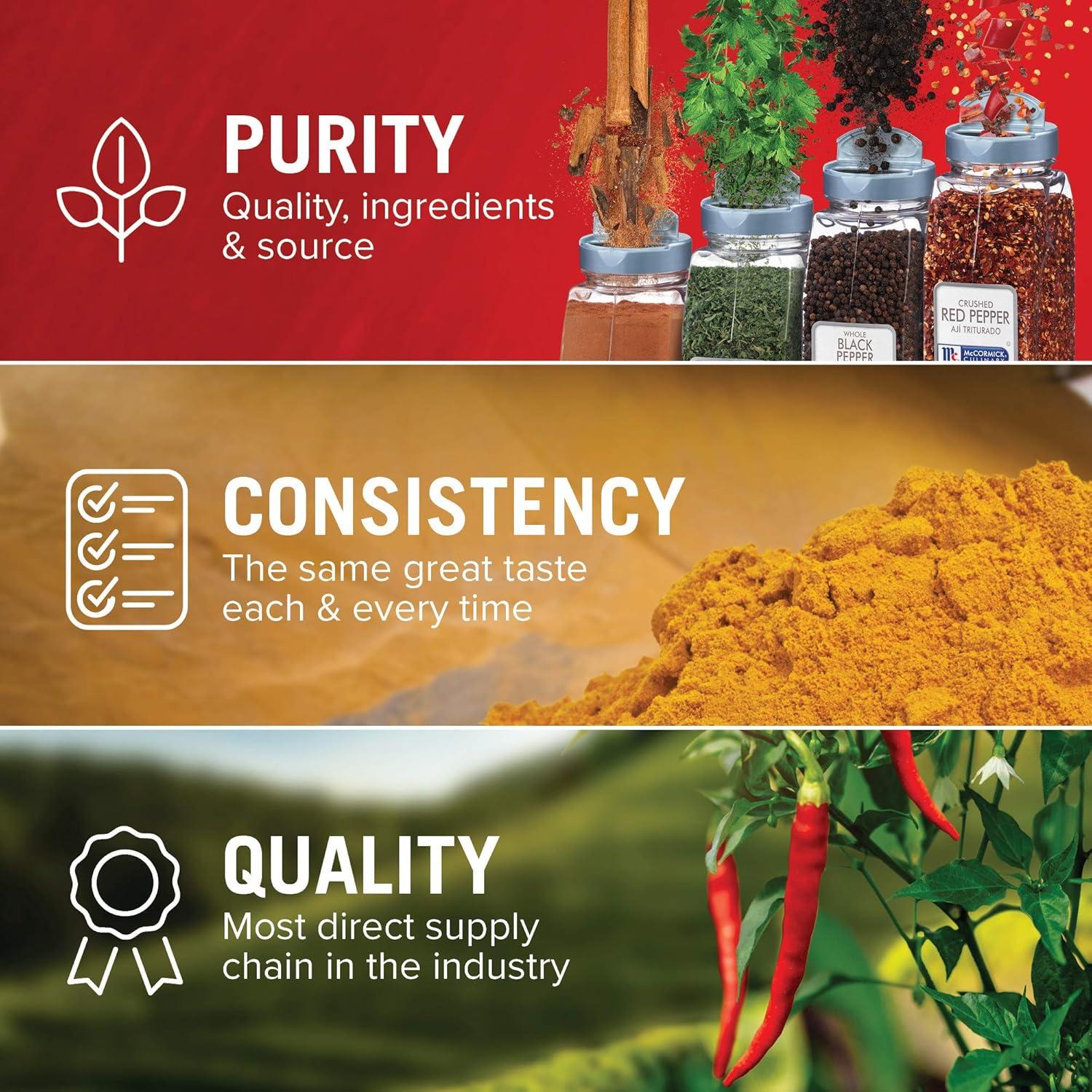 Molino de Pimienta Negra McCormick 35 g - Botella Desechable