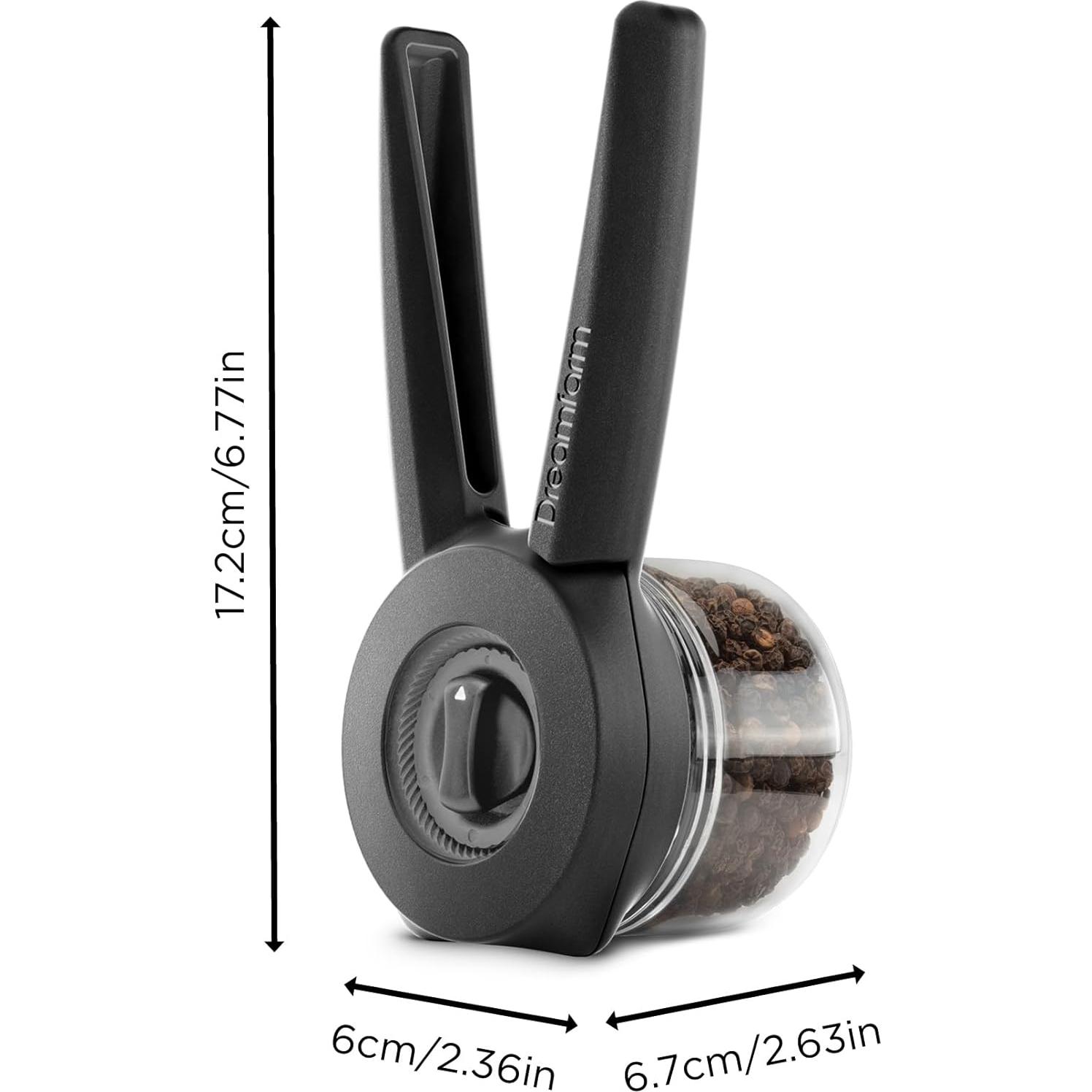 Molinillo de Especias Dreamfarm Ortwo Lite Manual 15ml Negro