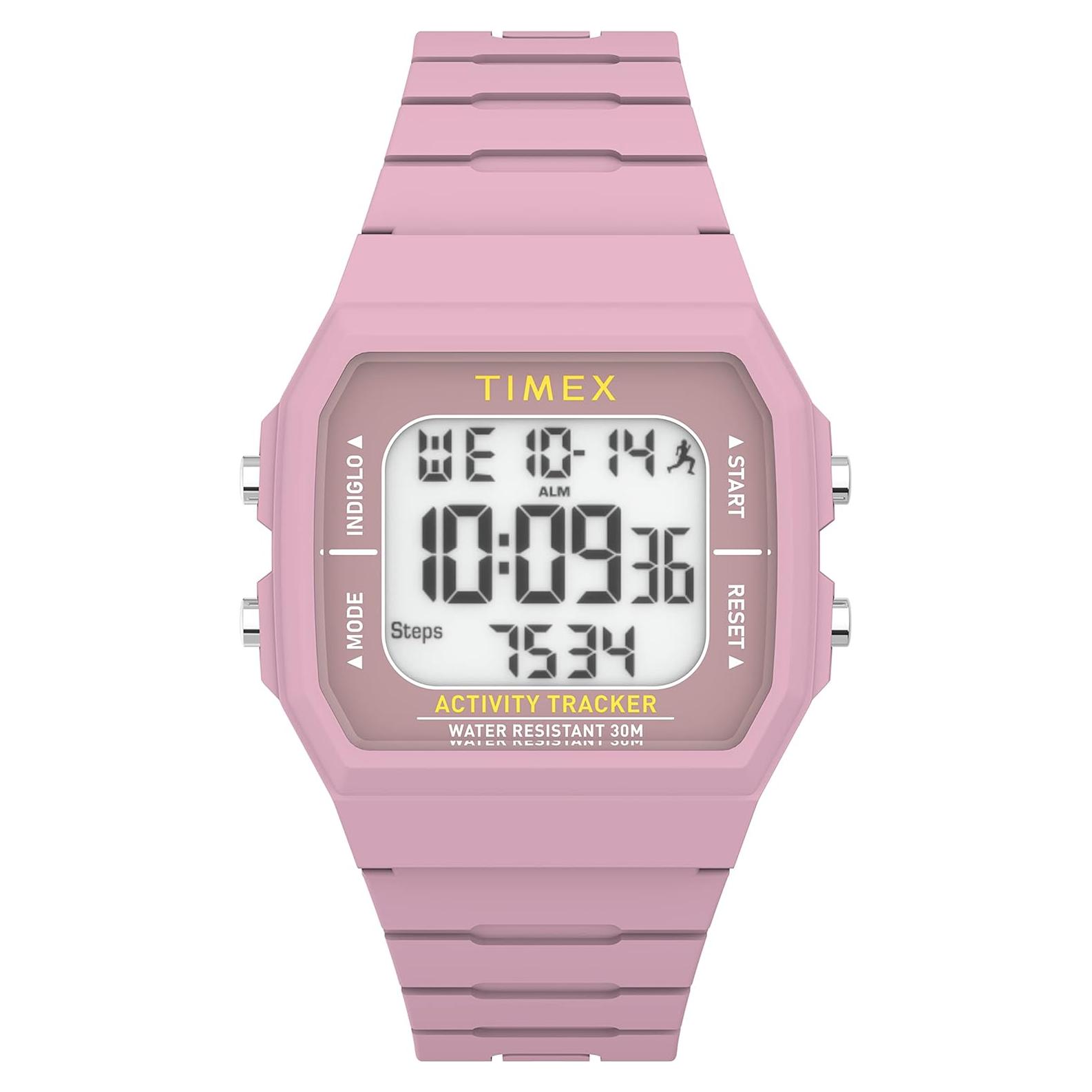 Reloj Timex Unisex Ironman Triathlon 40mm Rosa Digital