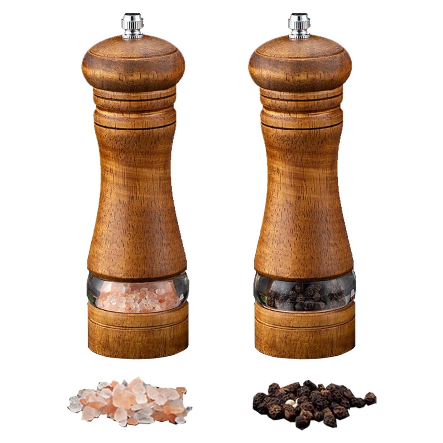 Juego de Molinillos de Sal y Pimienta GZLT 16.5 cm Manual