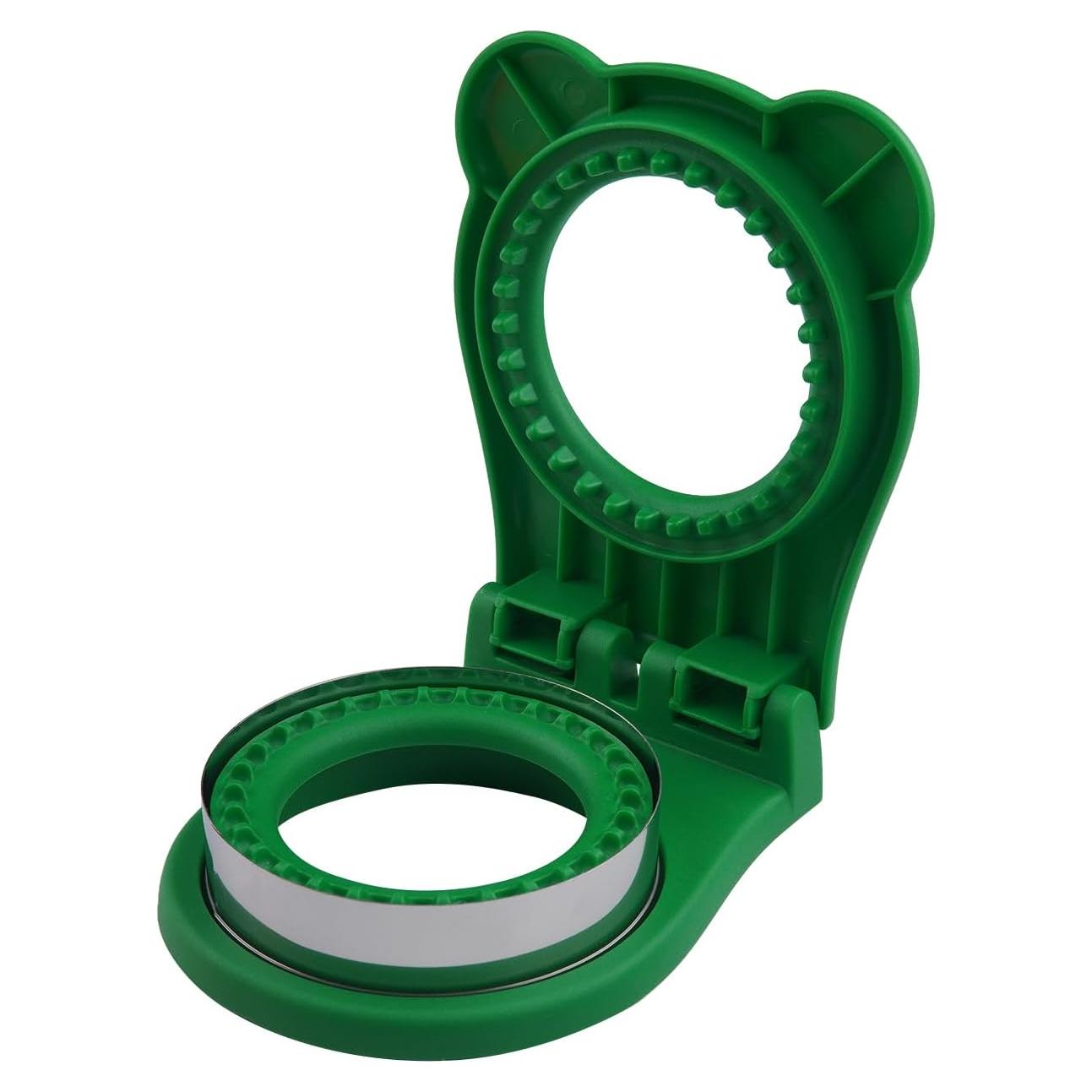 Cortador de Sándwich YOLCAR Verde Redondo Acero Inoxidable