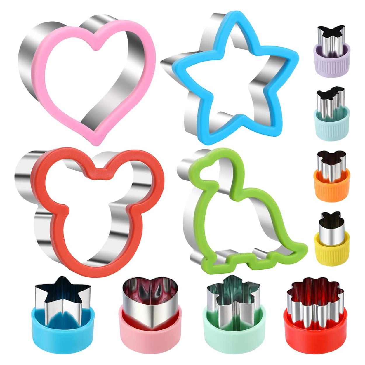 Juego de Cortadores de Galletas y Sándwiches Elfkitwang 12 Pzs