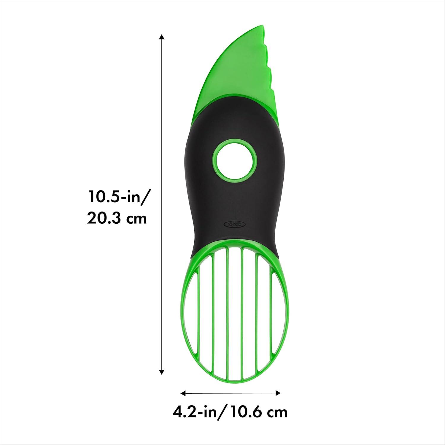 Cortador de Aguacate OXO Good Grips 3 en 1 Verde