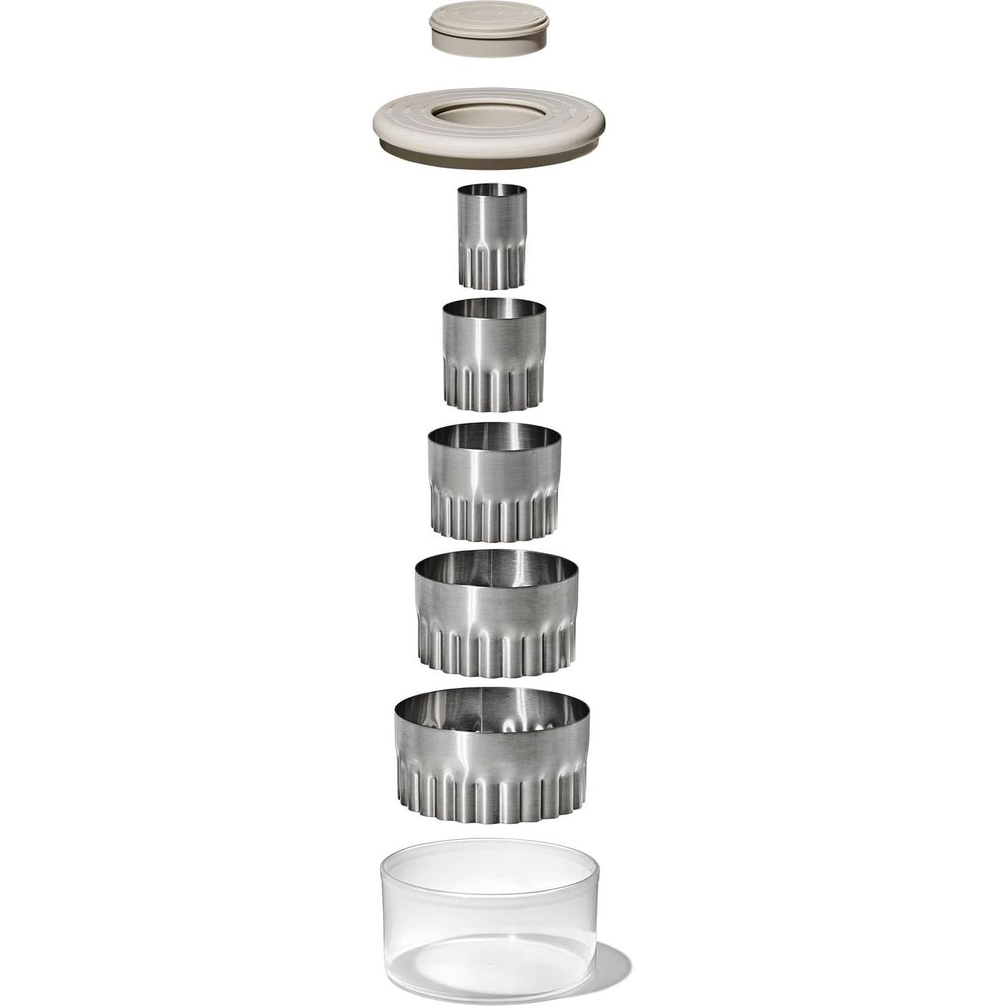 Cortadores de Galletas OXO Good Grips Acero Inoxidable 5 Pzas