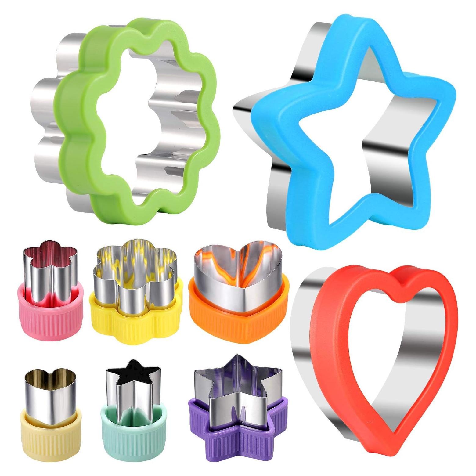 Juego de Cortadores de Galletas LAXIZAR 9 Piezas Acero Inoxidable