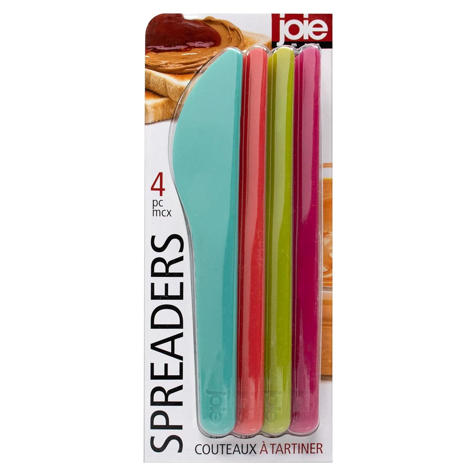 Juego de Espátulas Joie - Cuchillos de Plástico Reutilizables 4 Unidades