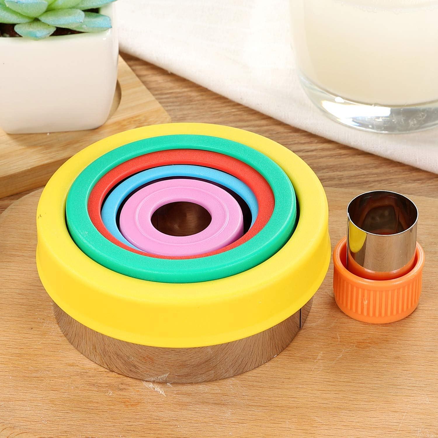 Juego de Cortadores de Galletas Redondos Magigift - 6 Piezas