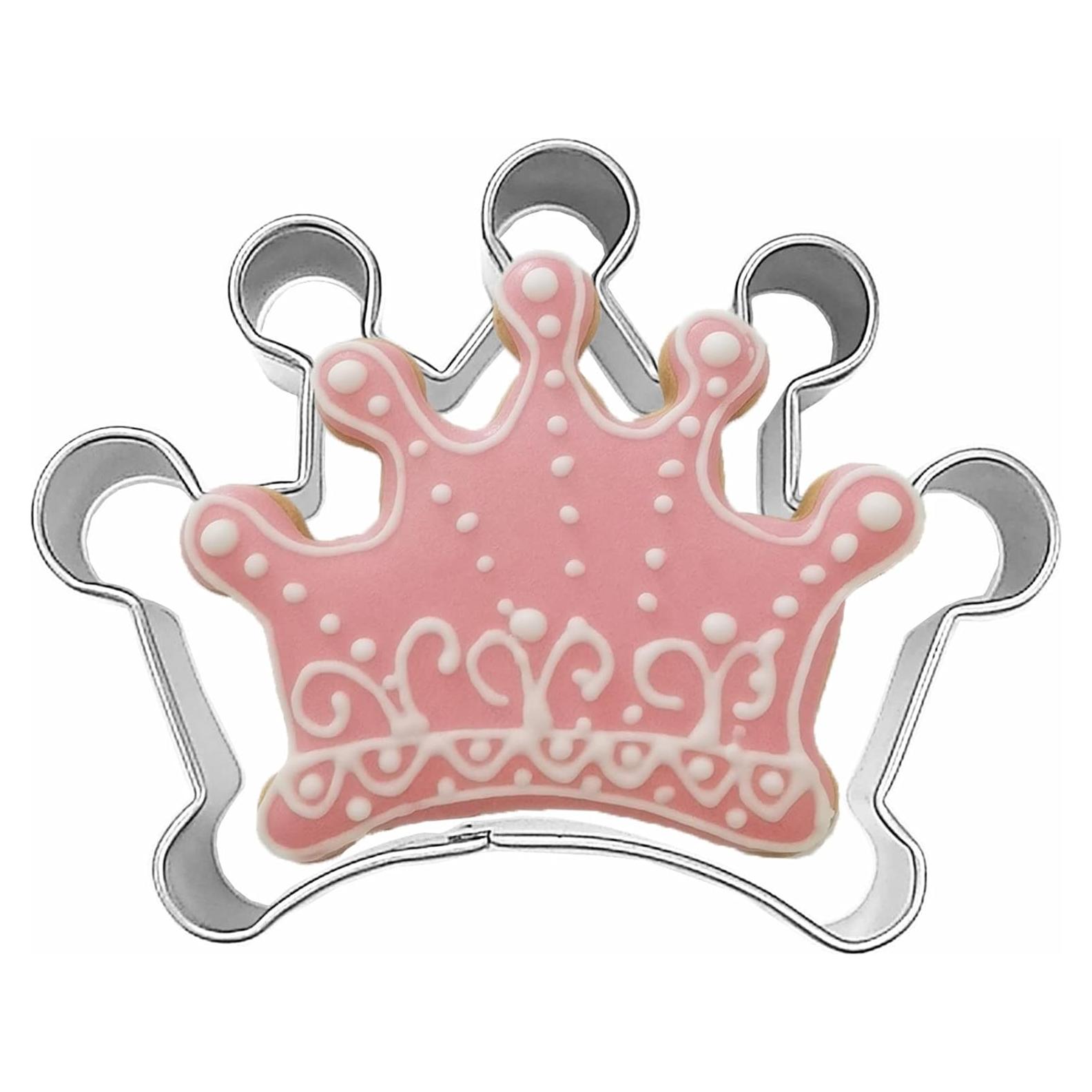 Cortador de Galletas Corona Grande Comais Acero Inoxidable