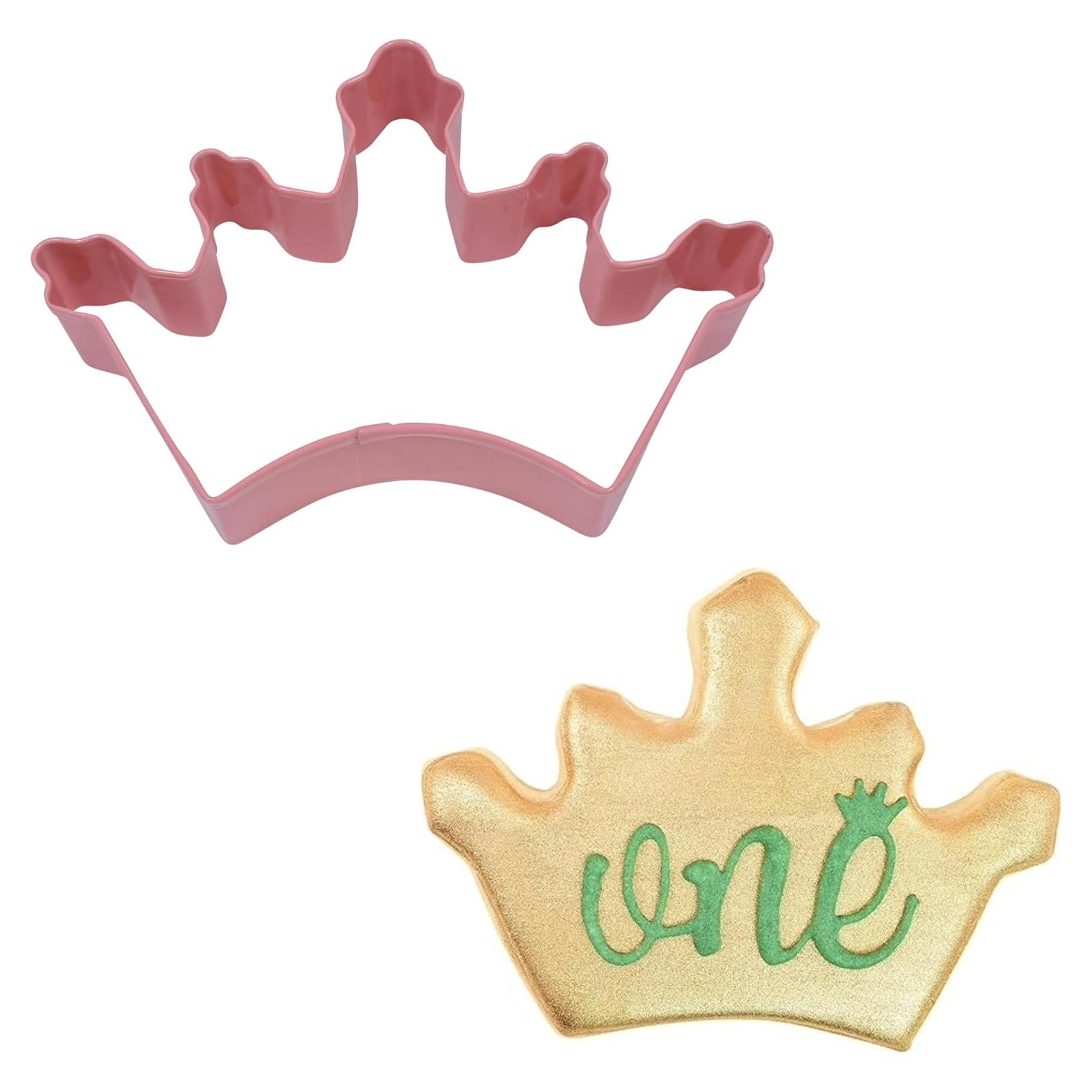 Cortador de Galletas Corona R&M 12,7 cm Rosa Duradero