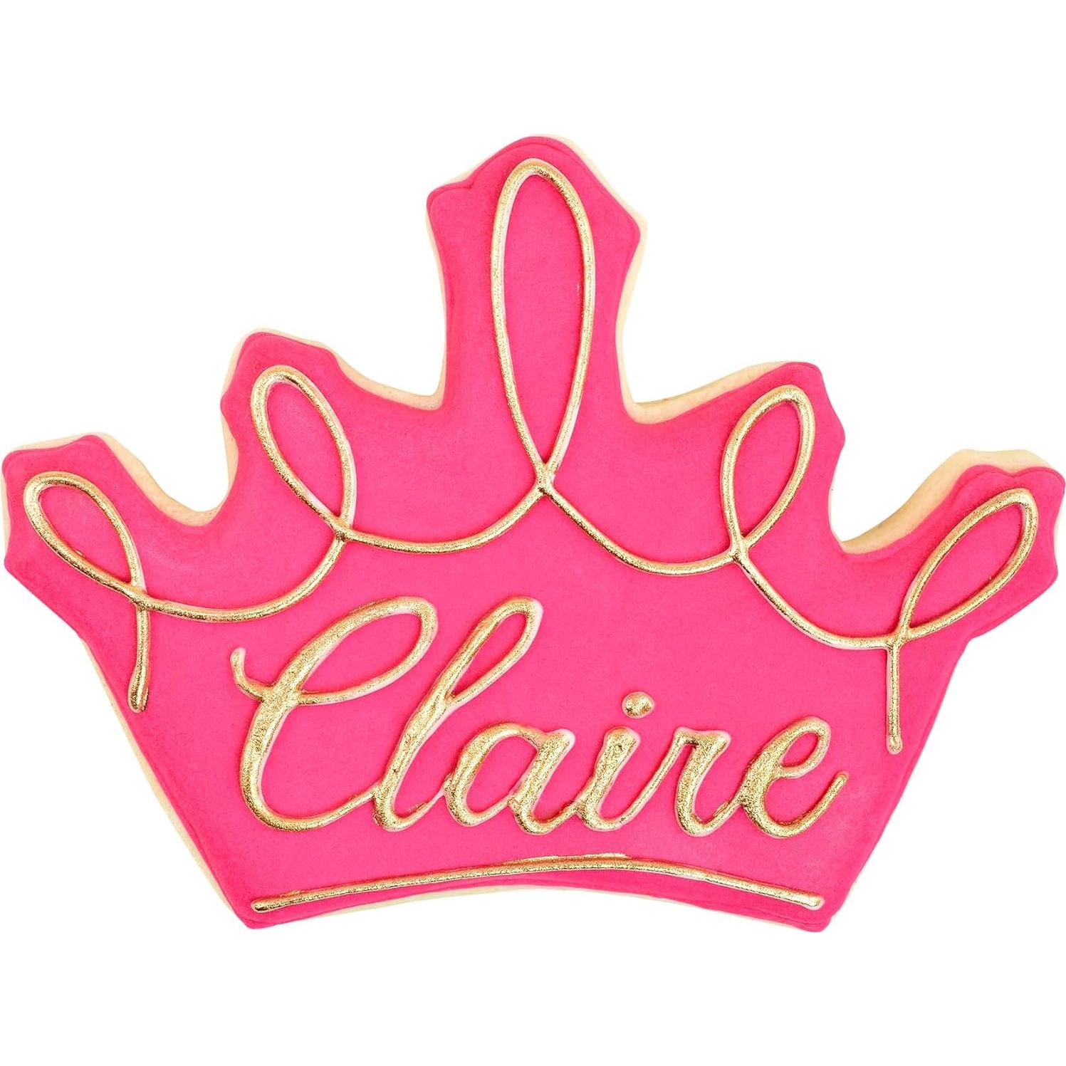 Cortador de Galletas Corona R&M 12,7 cm Rosa Duradero