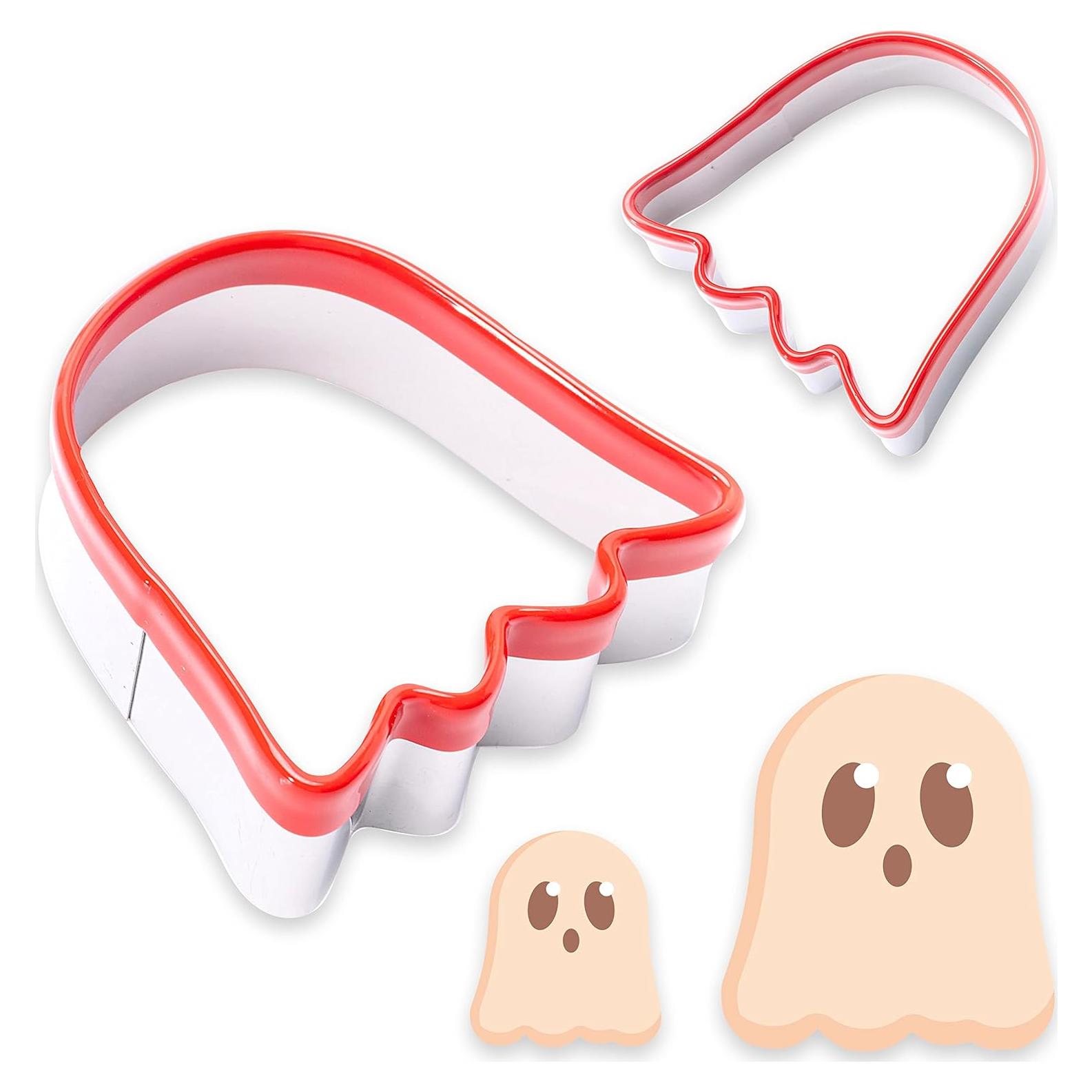 Cortadores de Galletas Fantasma COOKIEQUE 2 Piezas Acero Inoxidable