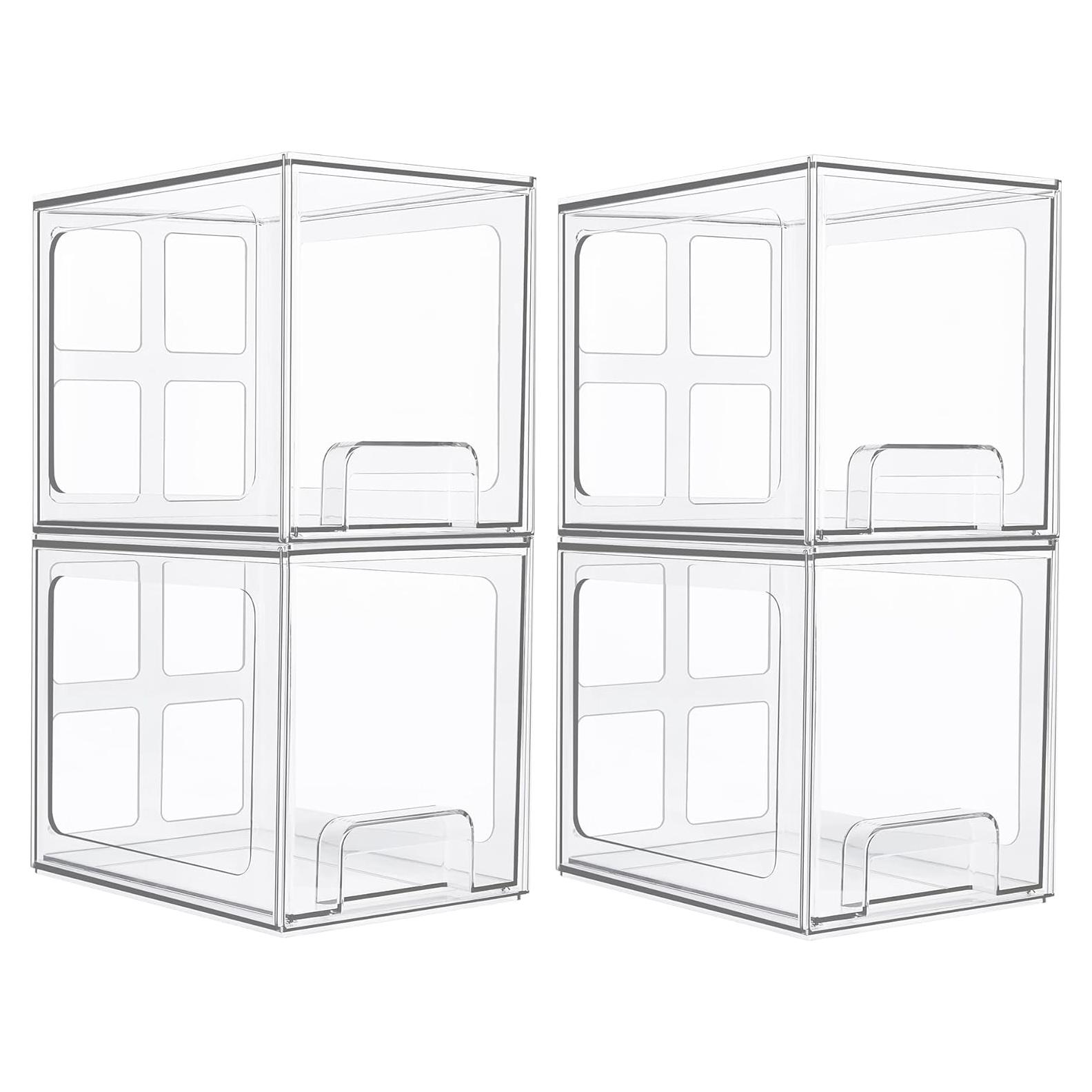 Cajones de Almacenamiento Apilables Vtopmart 4 Piezas 16.76 cm