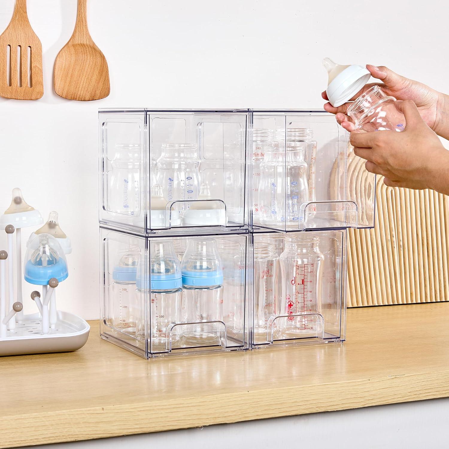 Cajones de Almacenamiento Apilables Vtopmart 4 Piezas 16.76 cm