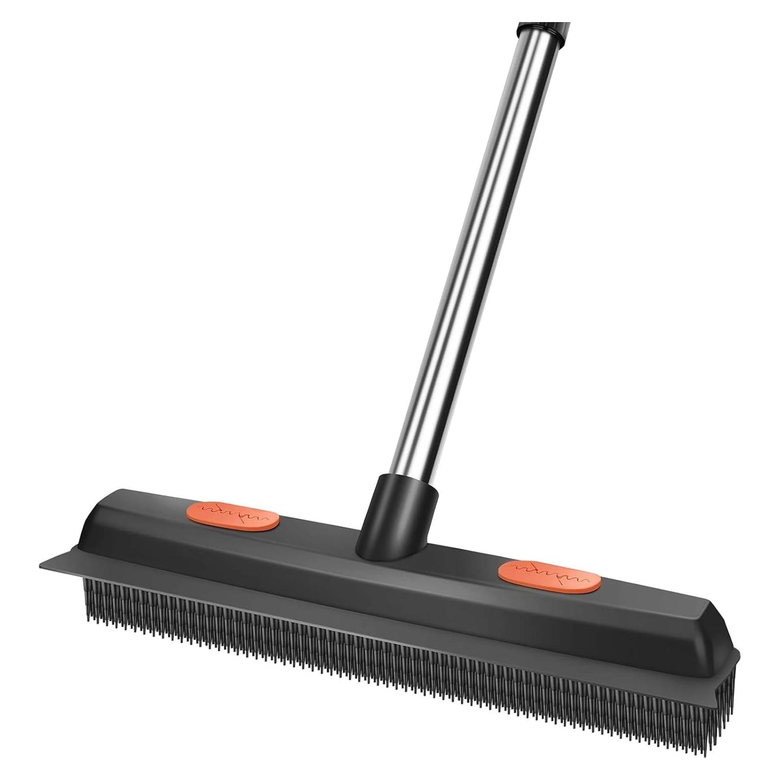 Escoba de goma para mascotas Bryquelin 124 cm ajustable